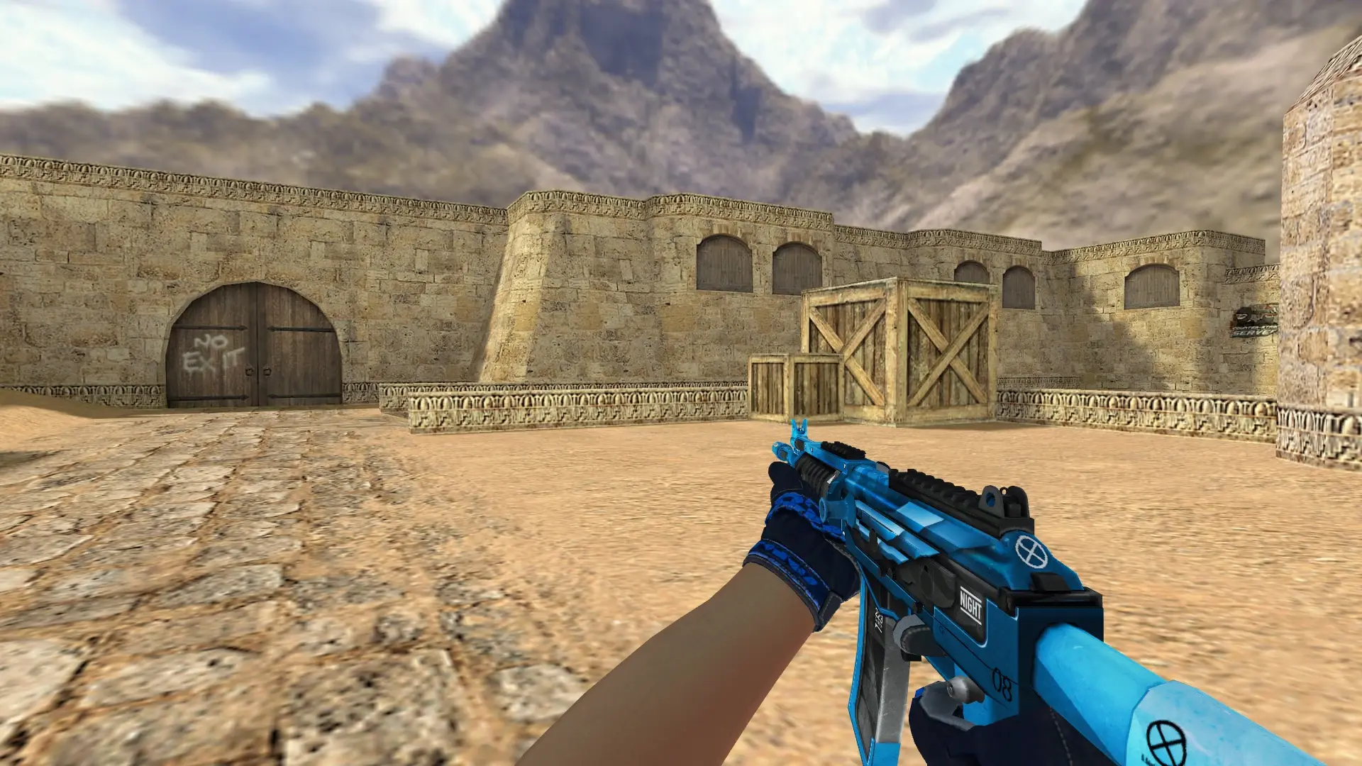 Galil AR — Polygon Moto Gloves Weapon Pack — de_dust2 (first person)