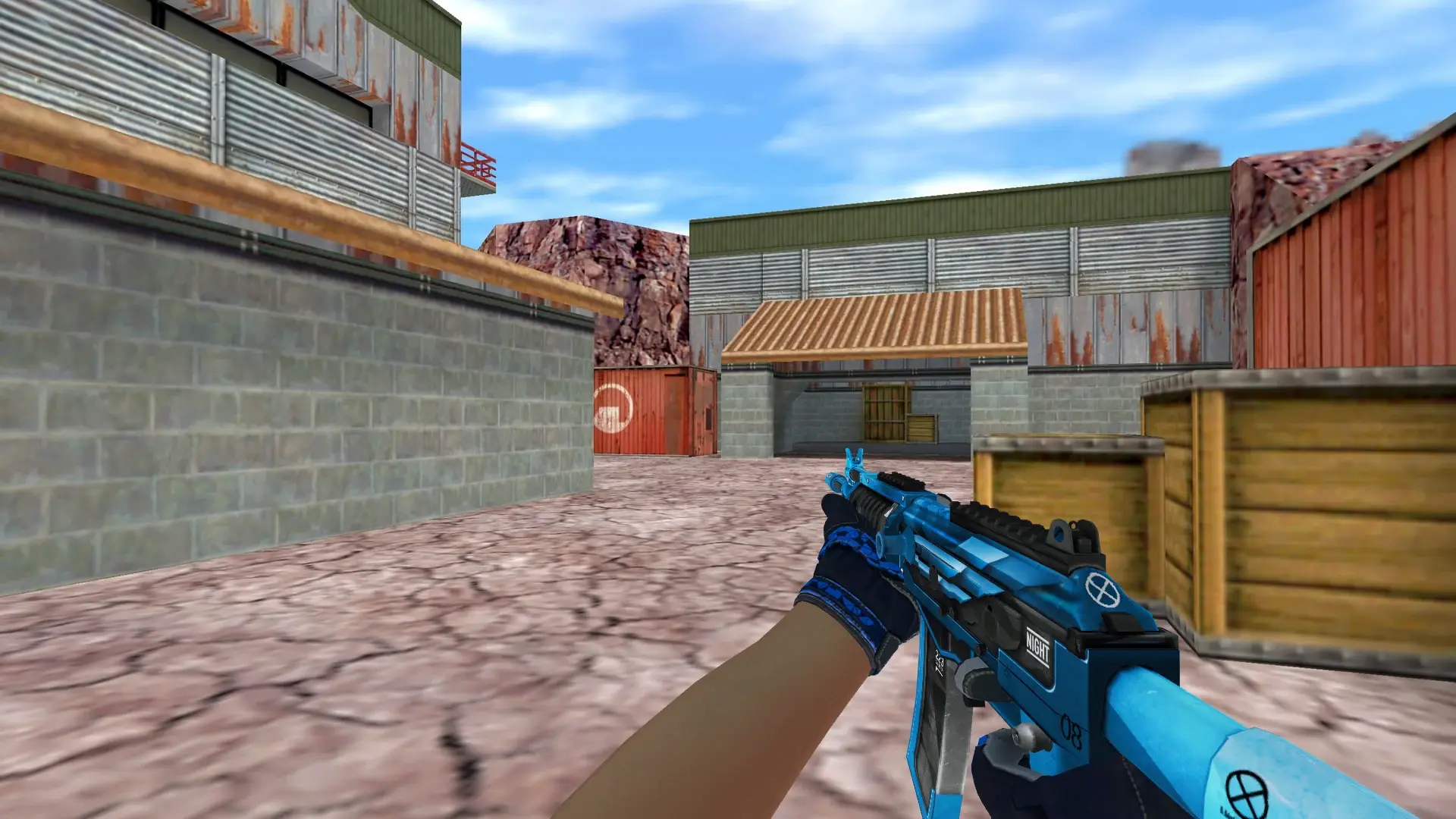 Galil AR — Polygon Moto Gloves Weapon Pack — de_nuke (first person)