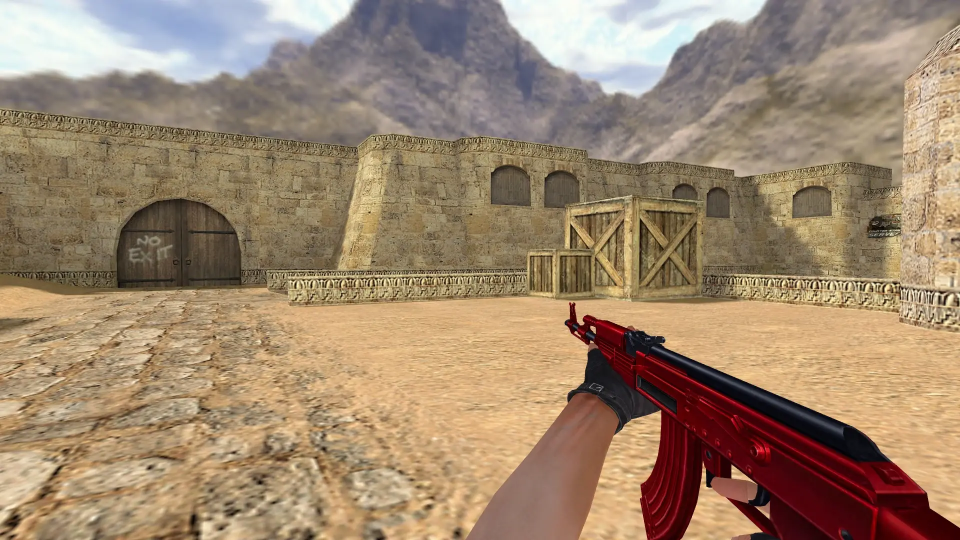 AK-47 — Red Pack CSO — de_dust2 (first person)