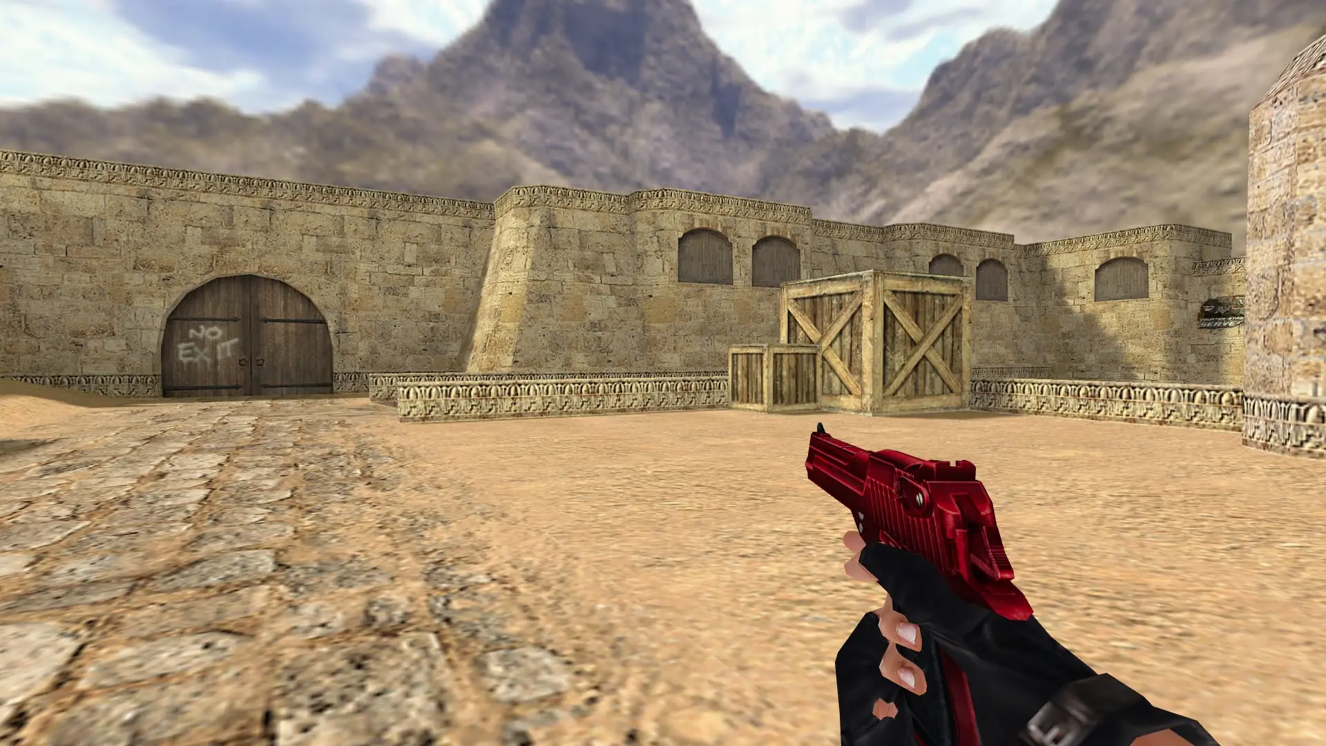 Desert Eagle — Red Pack CSO — de_dust2 (first person)