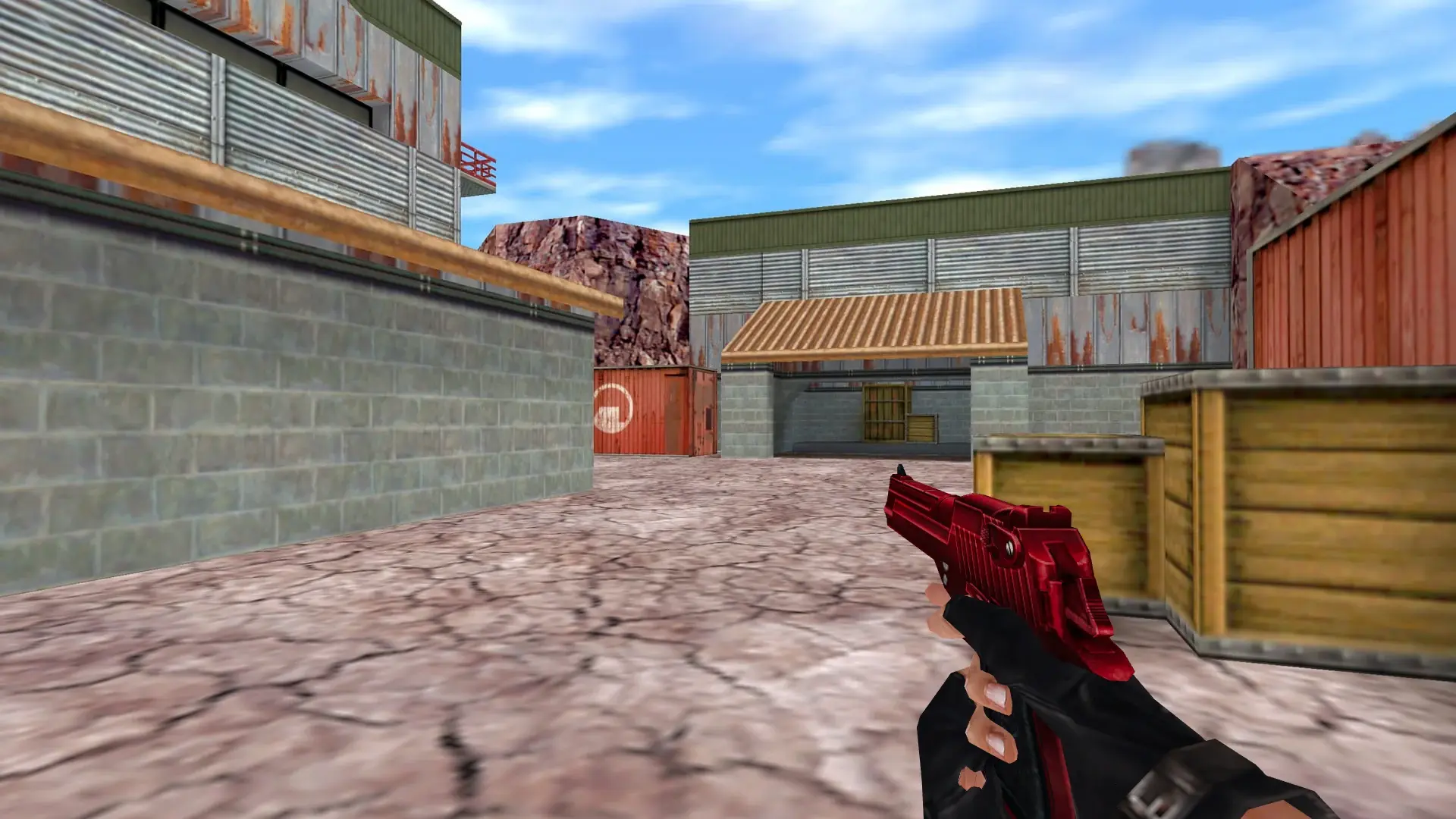 Desert Eagle — Red Pack CSO — de_nuke (first person)