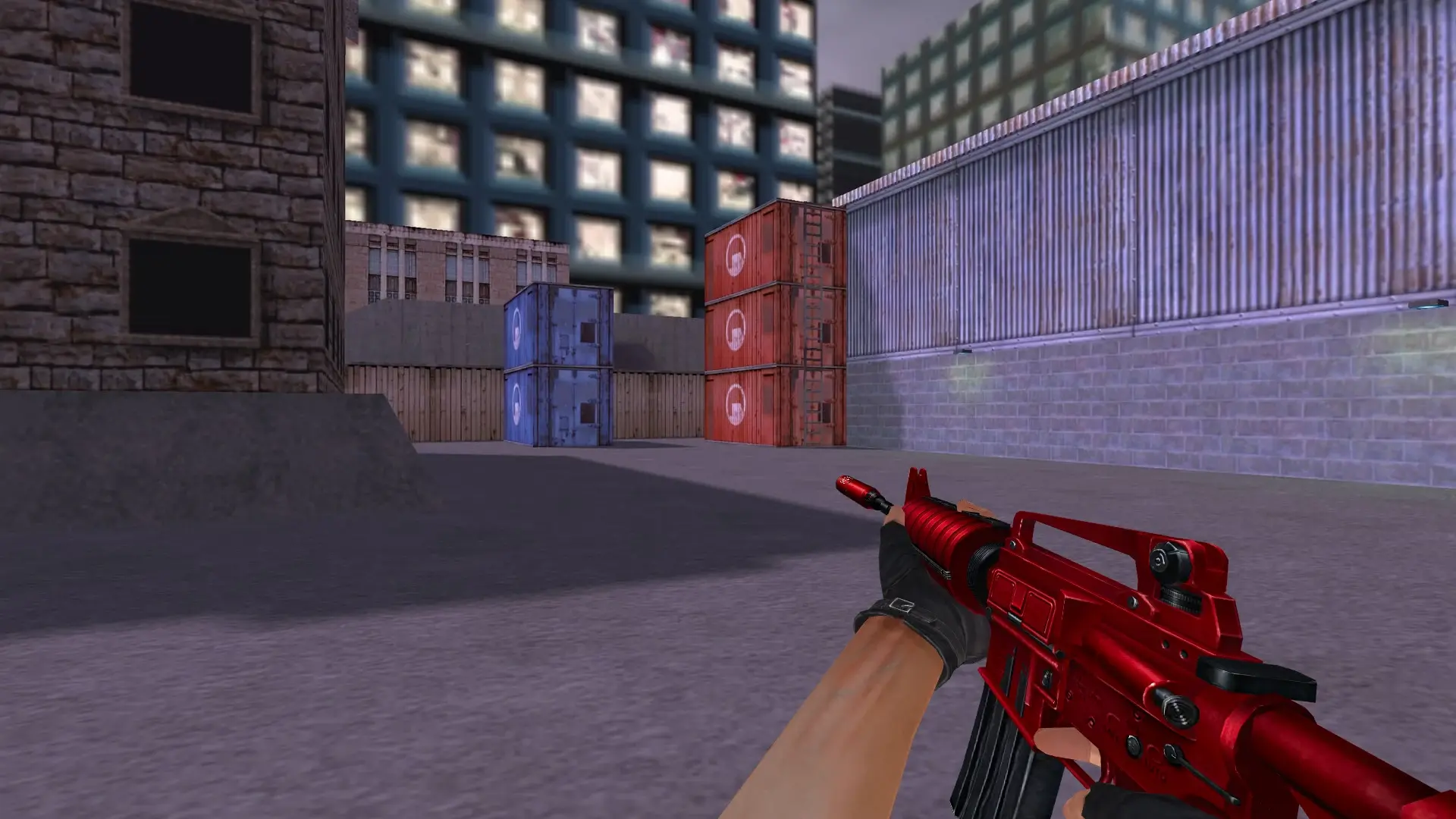 M4A1 — Red Pack CSO — cs_assault (first person)