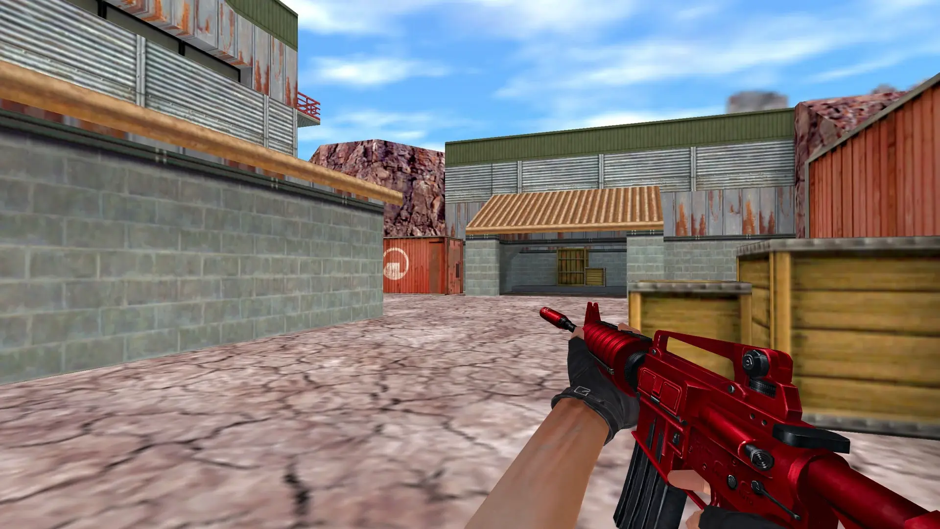M4A1 — Red Pack CSO — de_nuke (first person)