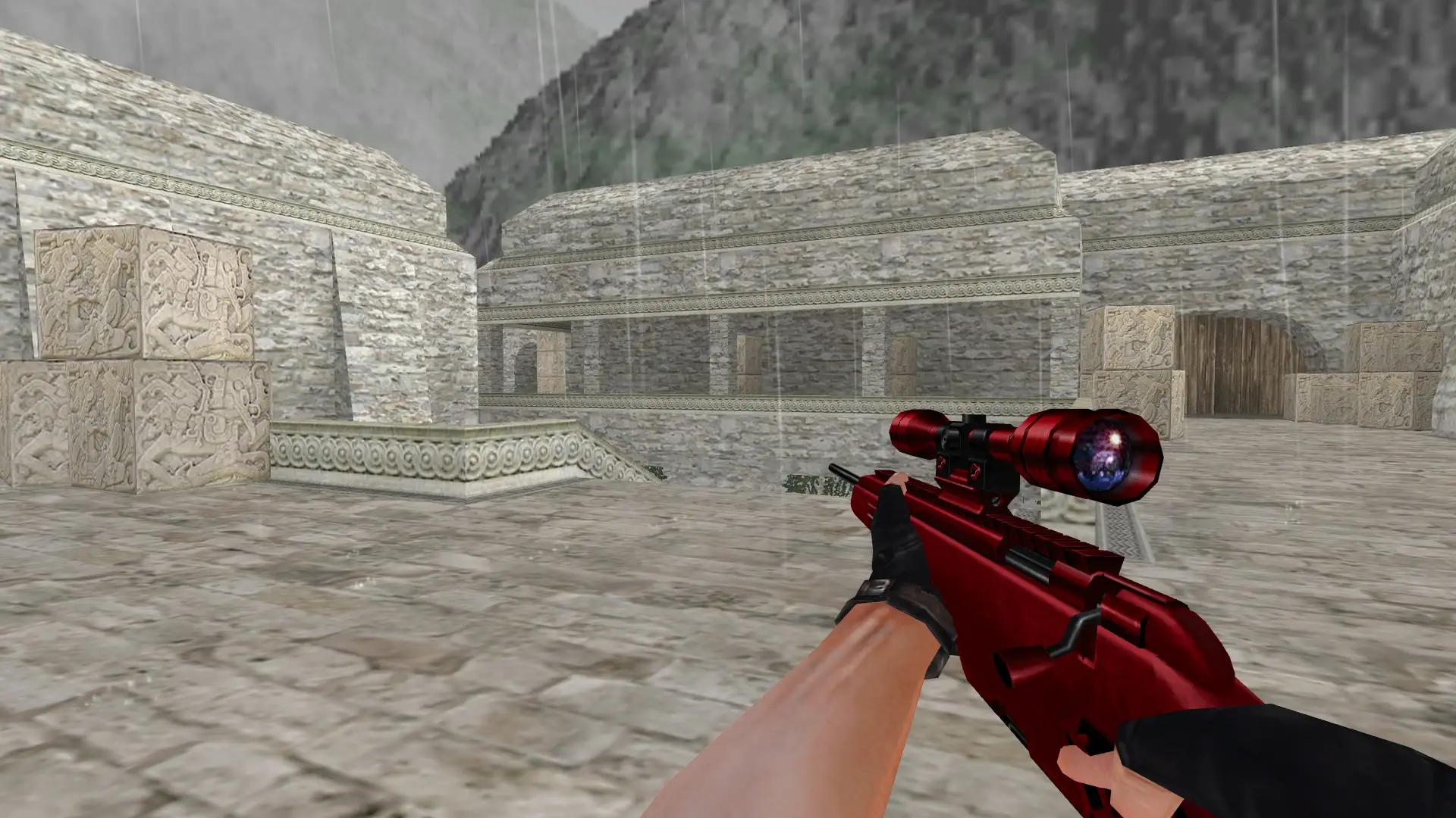 Scout — Red Pack CSO — de_aztec (first person)