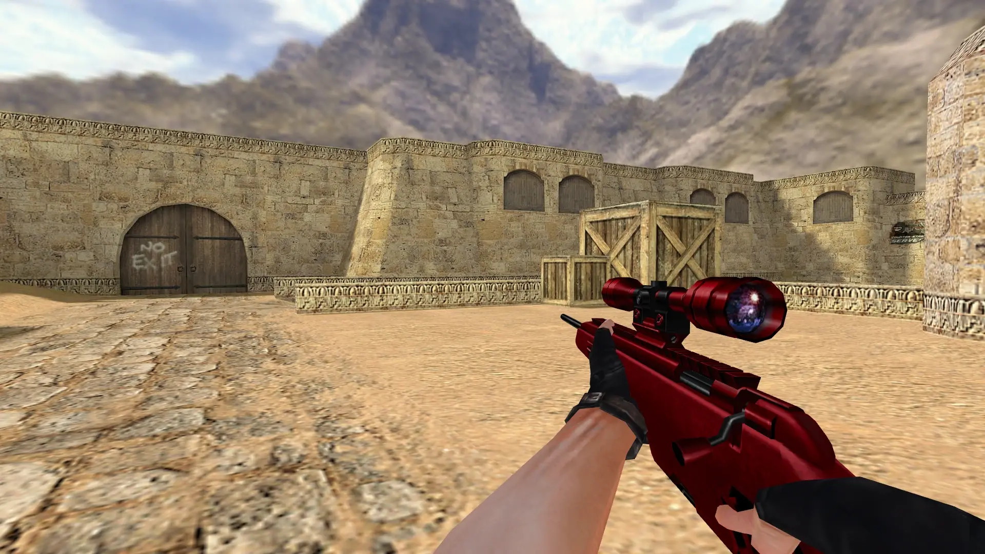 Scout — Red Pack CSO — de_dust2 (first person)