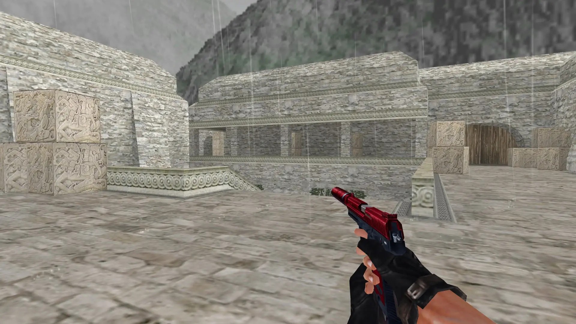 USP — Red Pack CSO — de_aztec (first person)