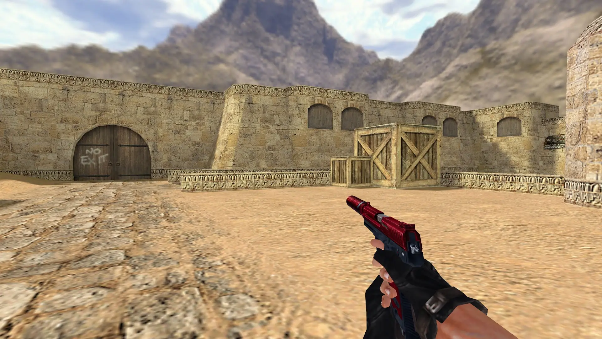 USP — Red Pack CSO — de_dust2 (first person)