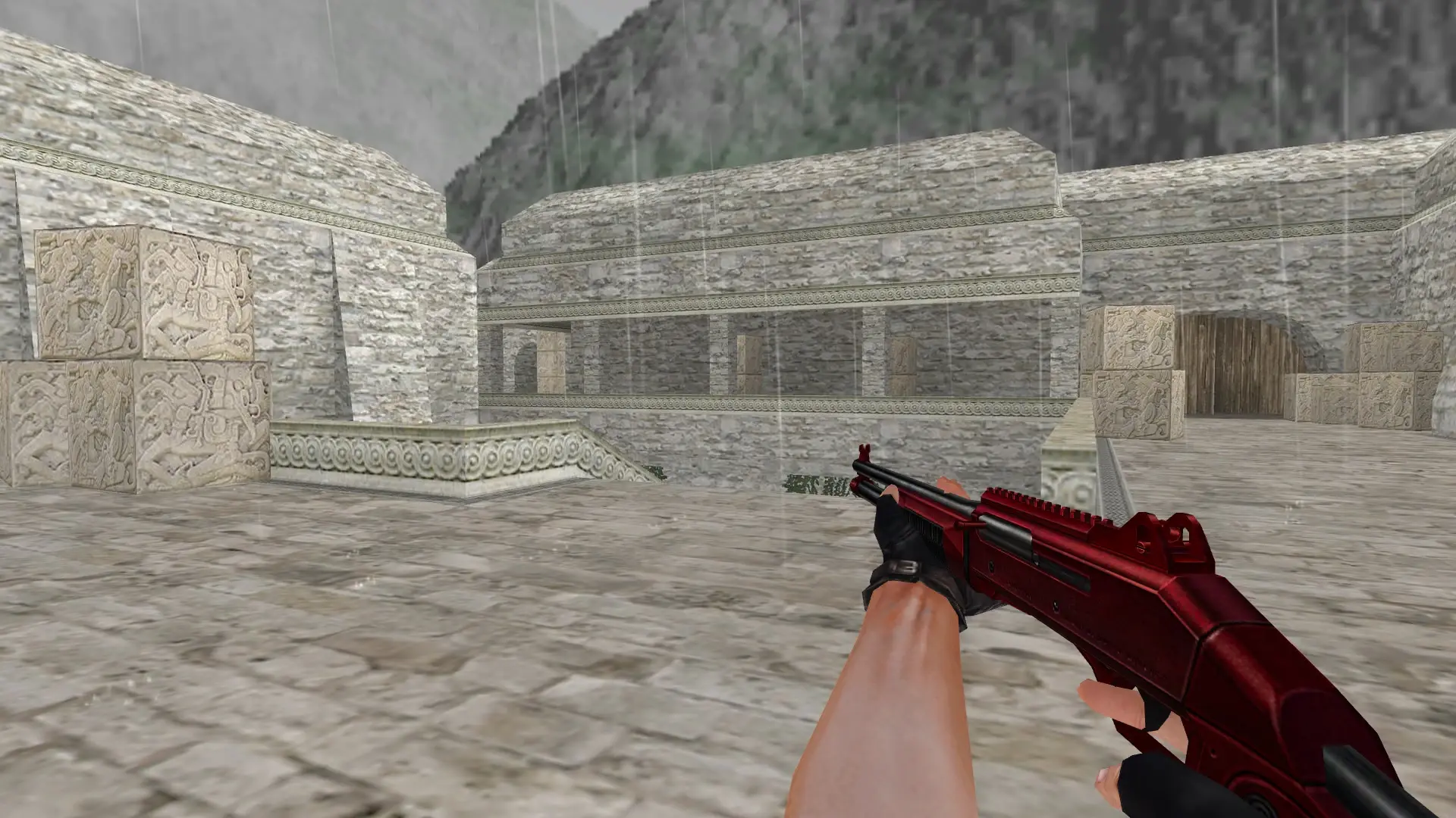 XM1014 — Red Pack CSO — de_aztec (first person)
