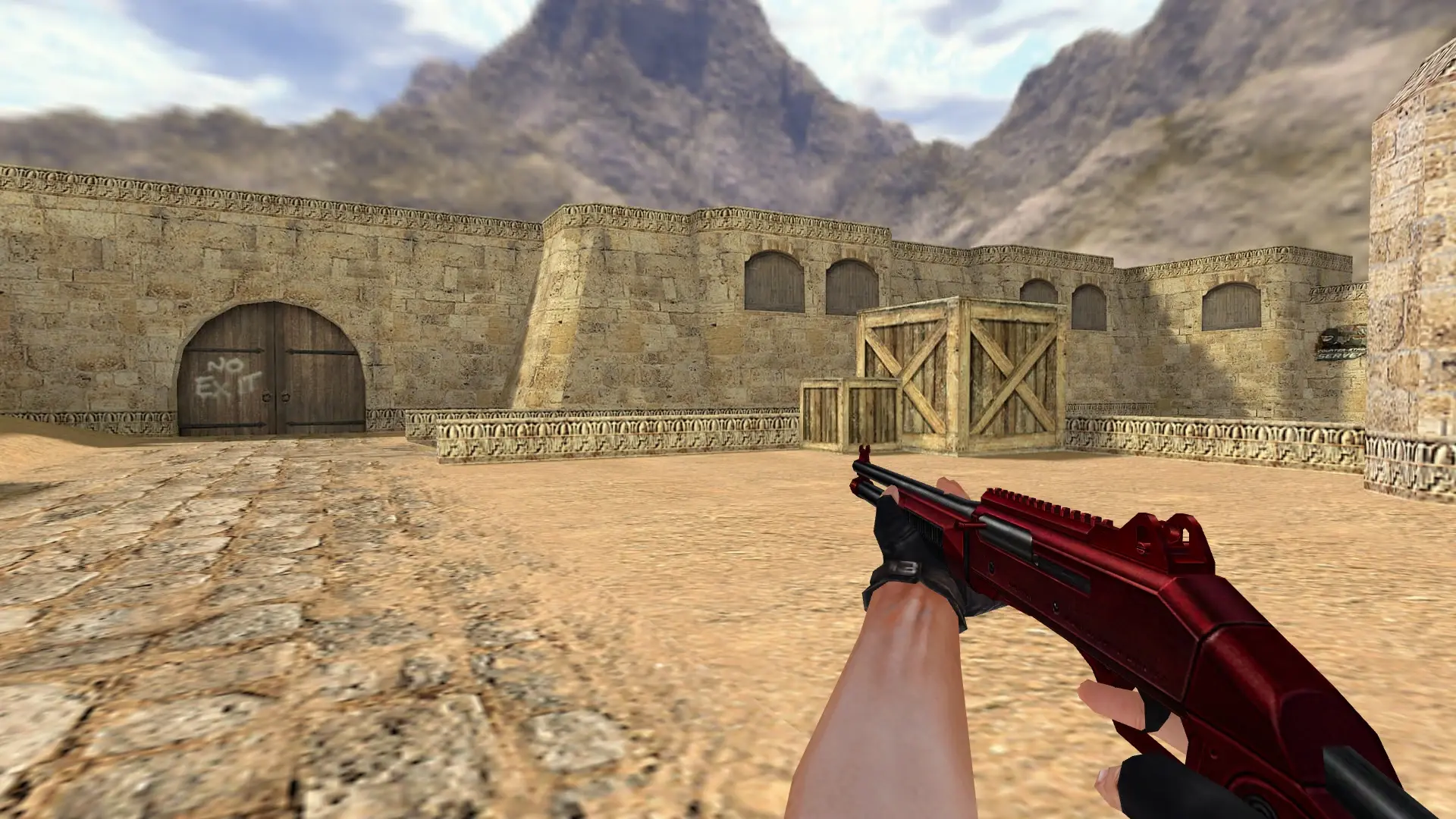 XM1014 — Red Pack CSO — de_dust2 (first person)