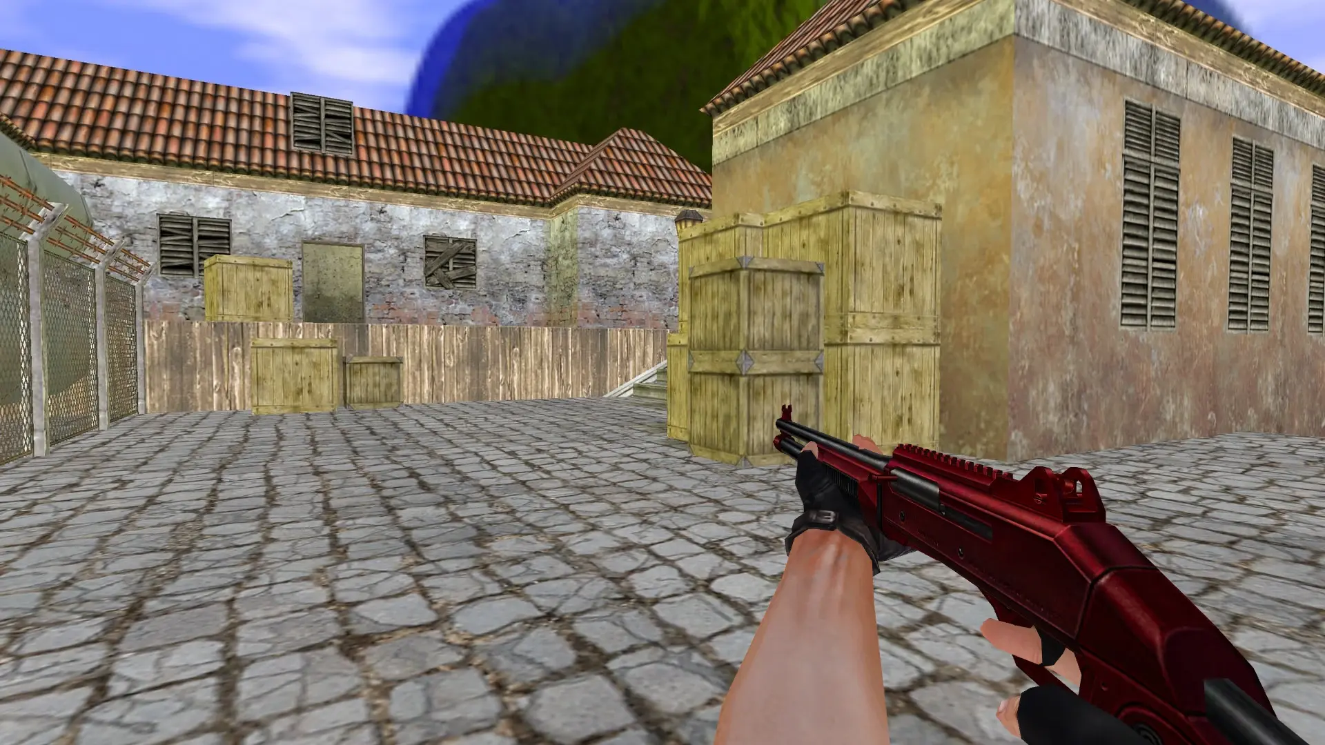 XM1014 — Red Pack CSO — de_inferno (first person)
