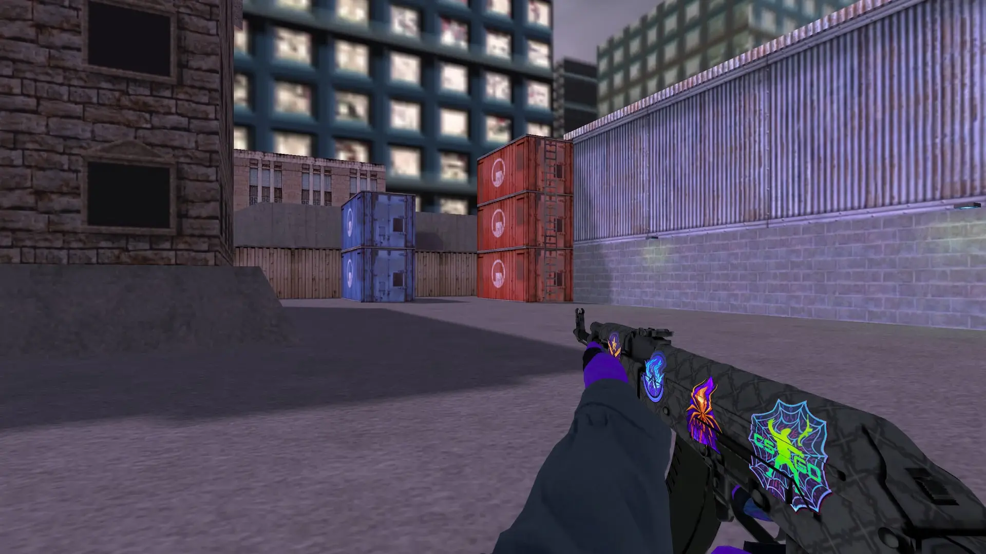AK-47: Pandora's Box Sport Gloves (CT) — cs_assault (first person)