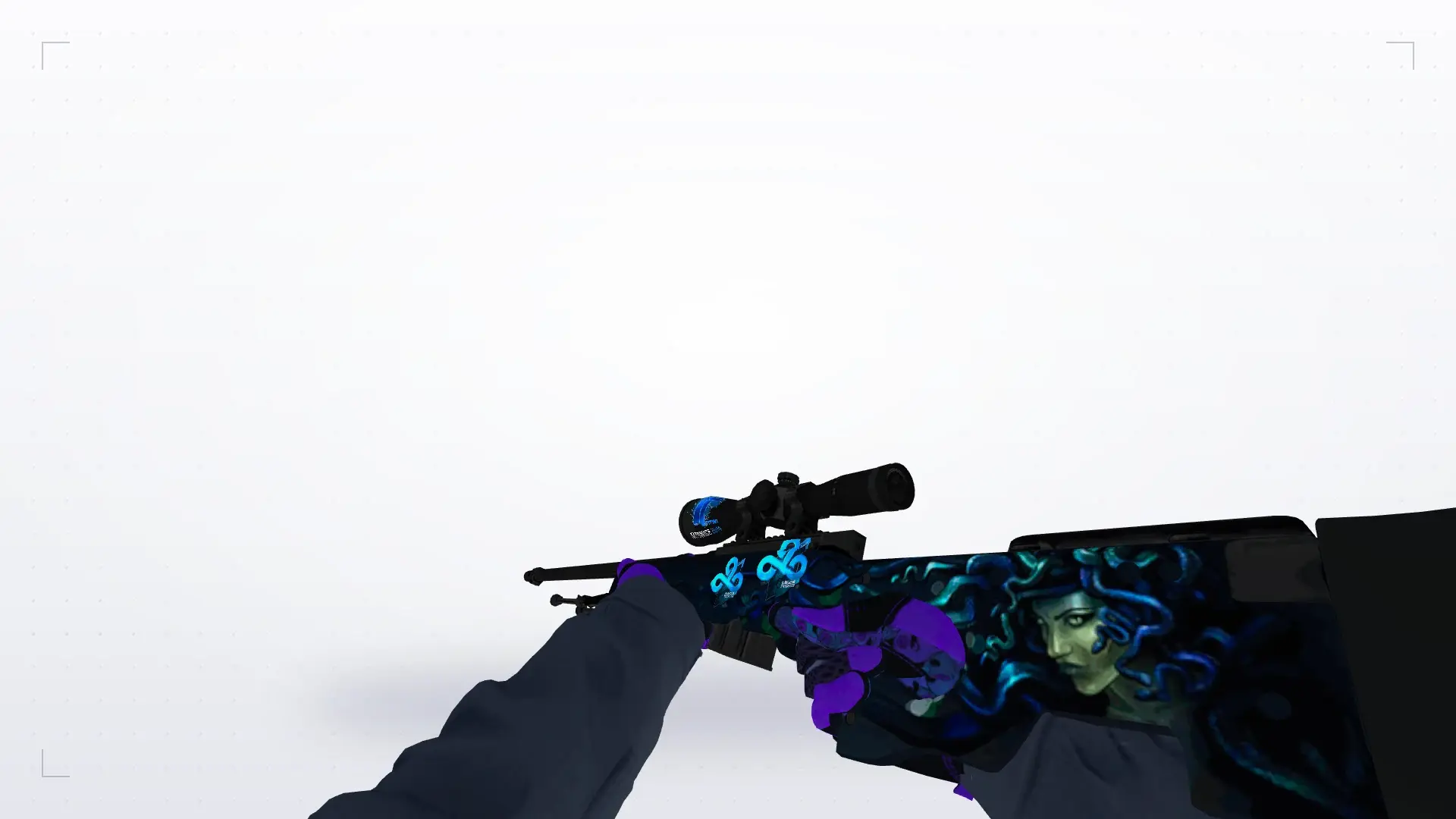 AWP: Pandora's Box Sport Gloves (CT) — first person