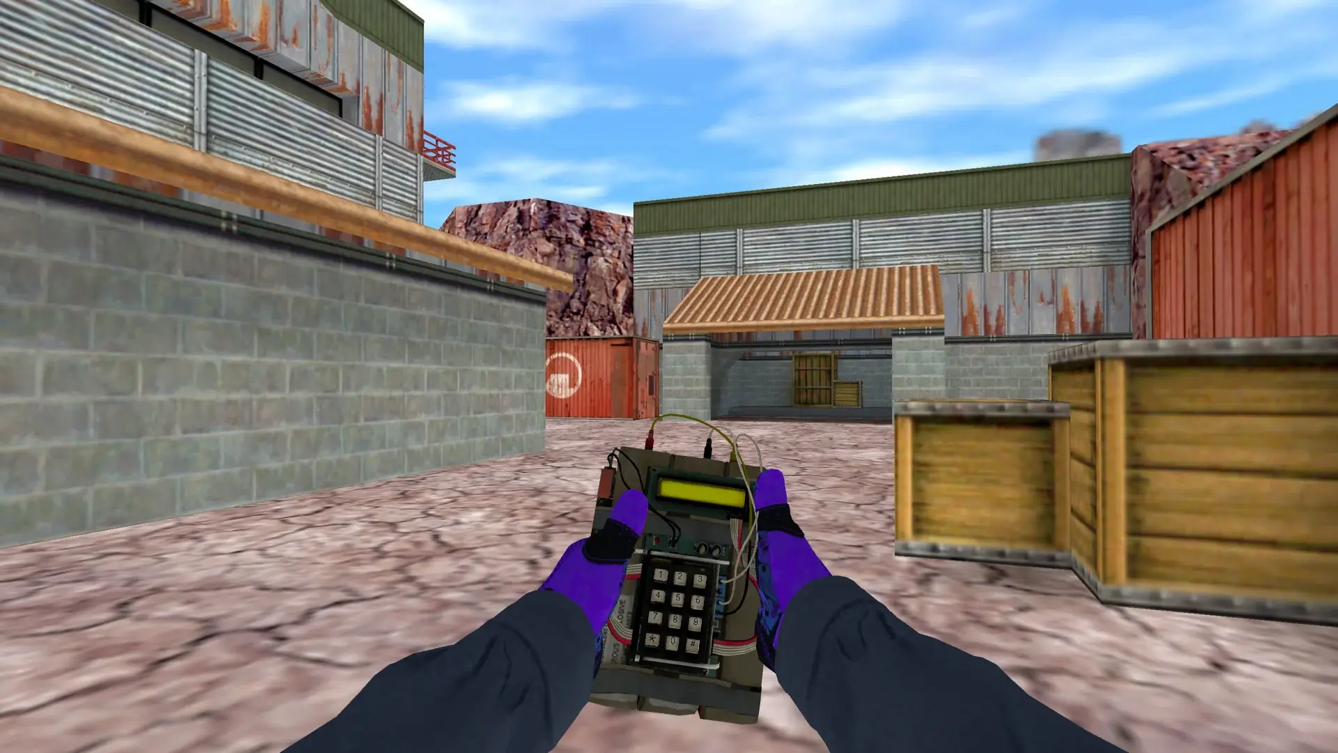 C4: Pandora's Box Sport Gloves (CT) — de_nuke (first person)