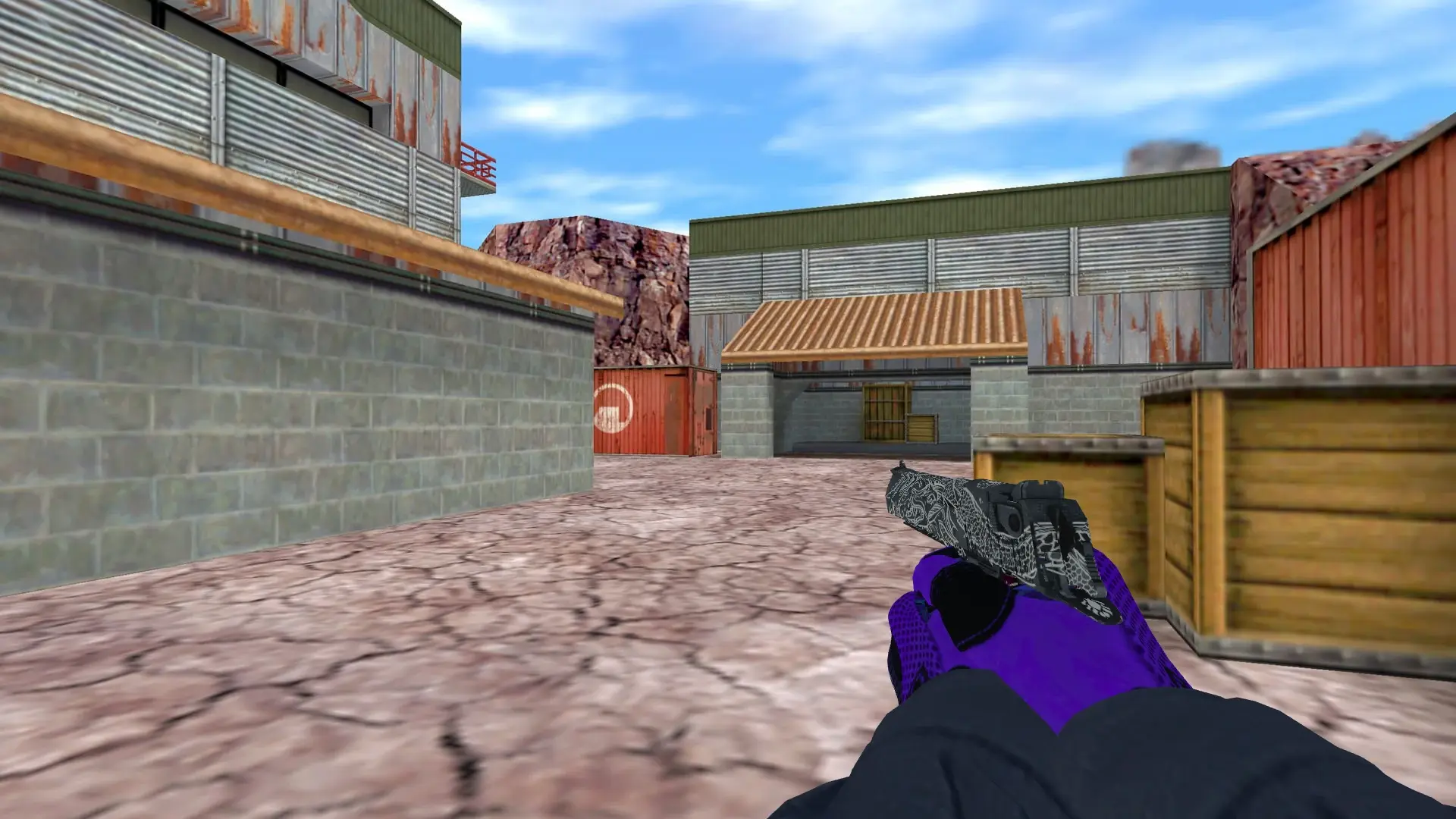 Desert Eagle: Pandora's Box Sport Gloves (CT) — de_nuke (first person)