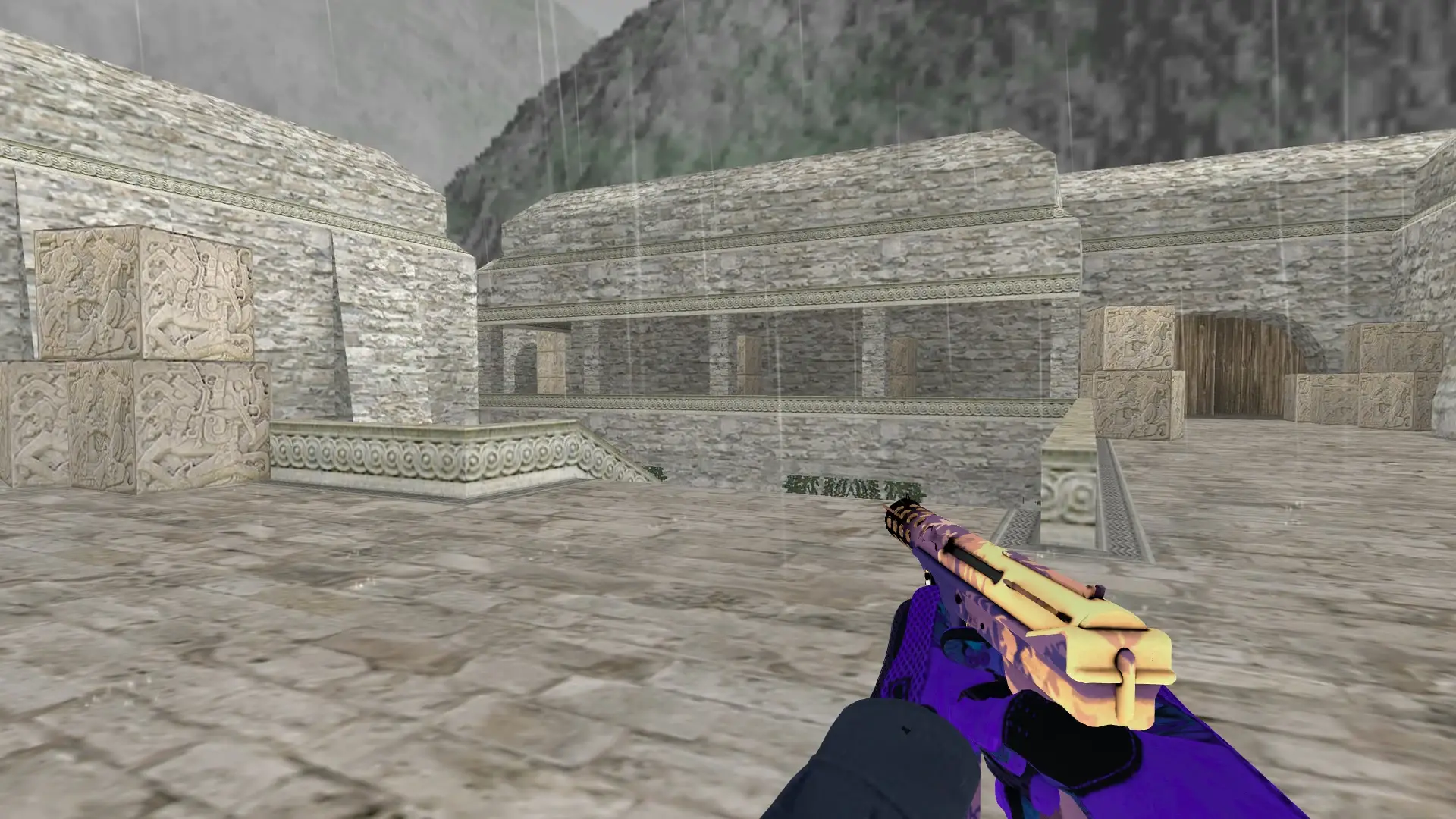 Dual Berettas: Pandora's Box Sport Gloves (CT) — de_aztec (first person)