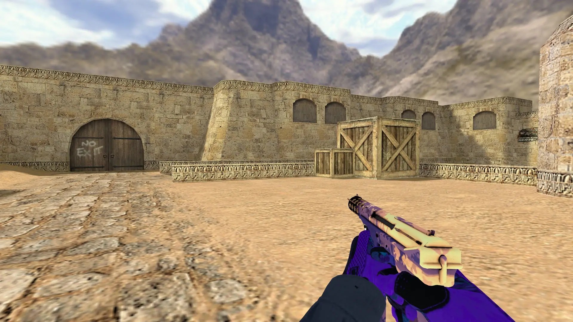 Dual Berettas: Pandora's Box Sport Gloves (CT) — de_dust2 (first person)