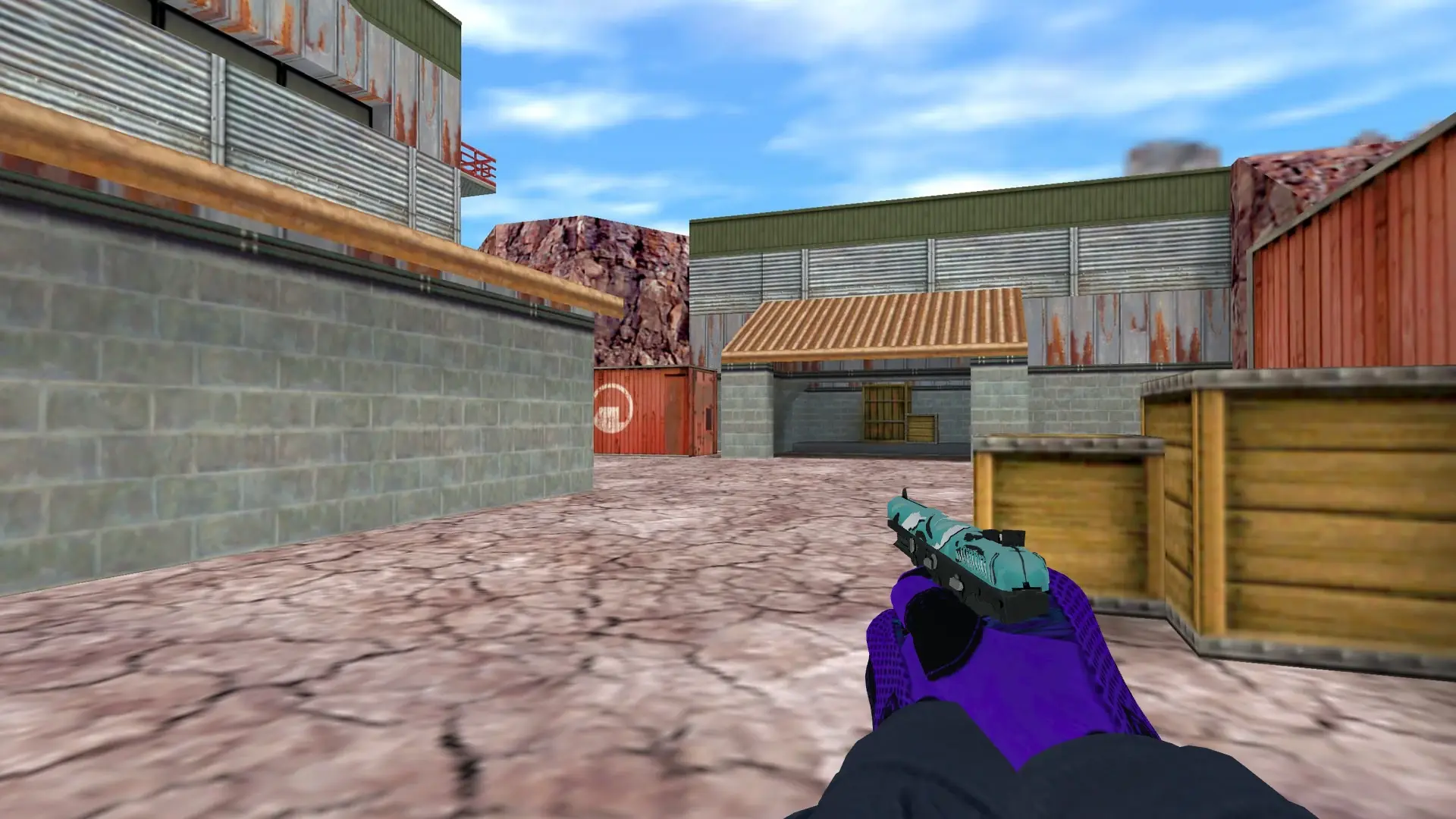 Five-SeveN: Pandora's Box Sport Gloves (CT) — de_nuke (first person)