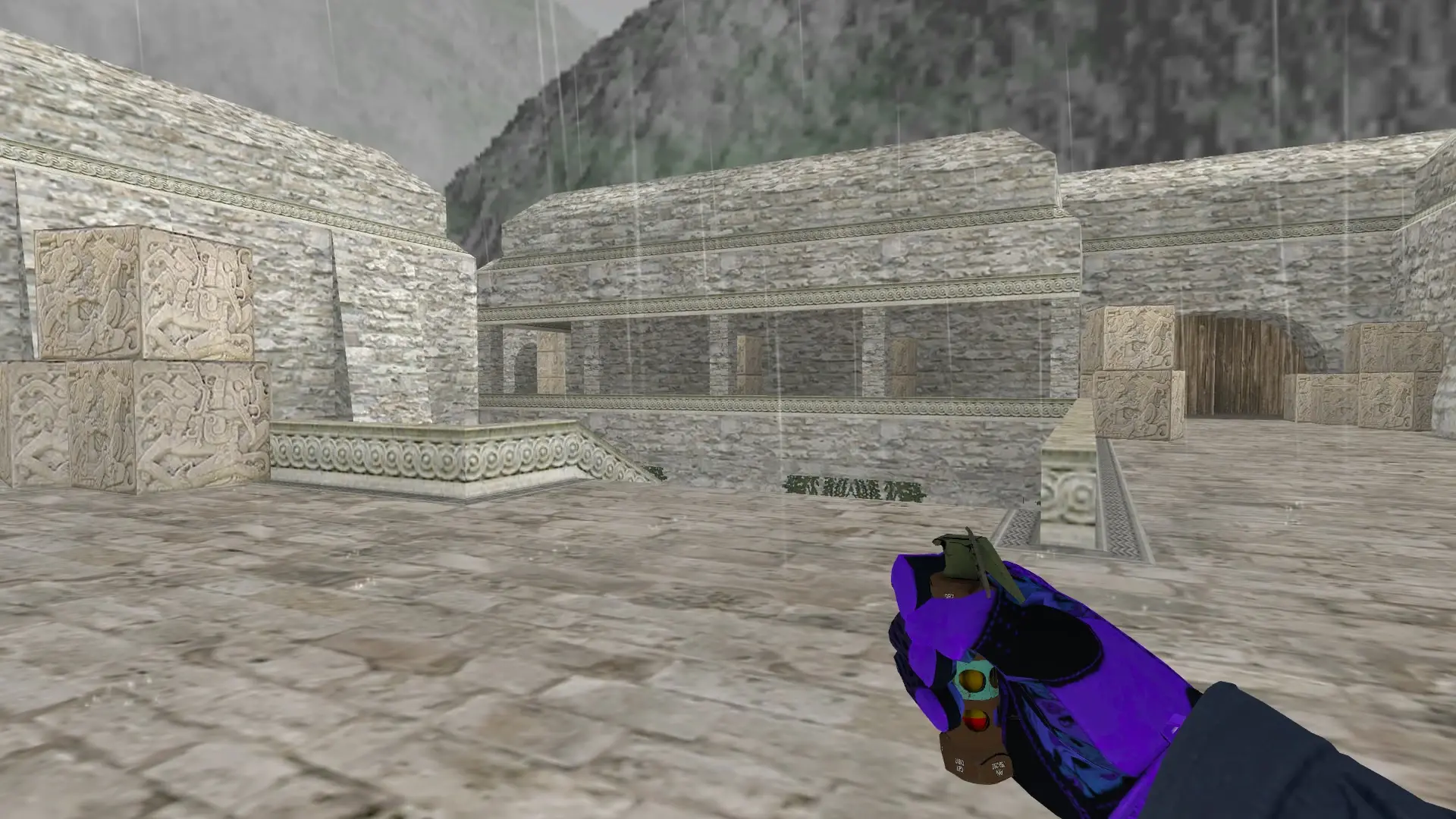Flashbang: Pandora's Box Sport Gloves (CT) — de_aztec (first person)