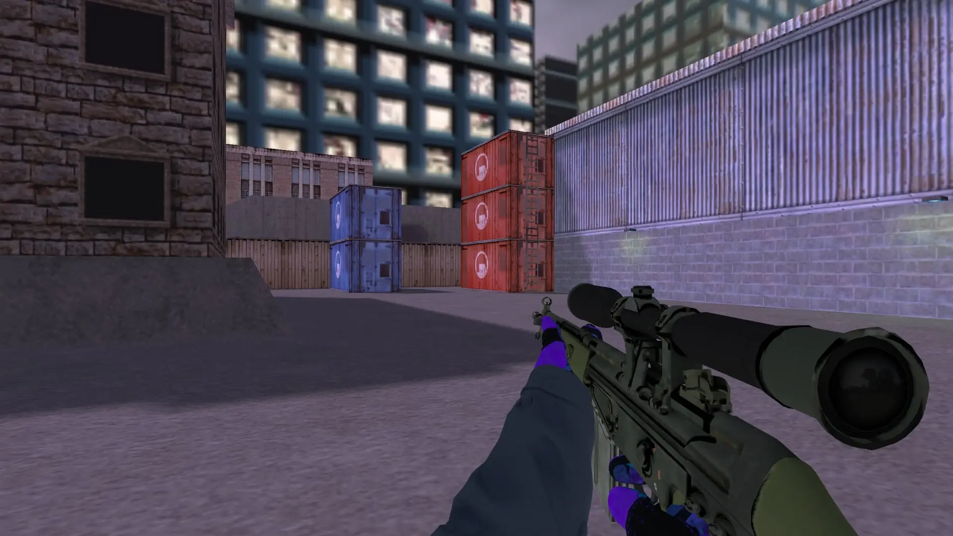 G3SG1: Pandora's Box Sport Gloves (CT) — cs_assault (first person)