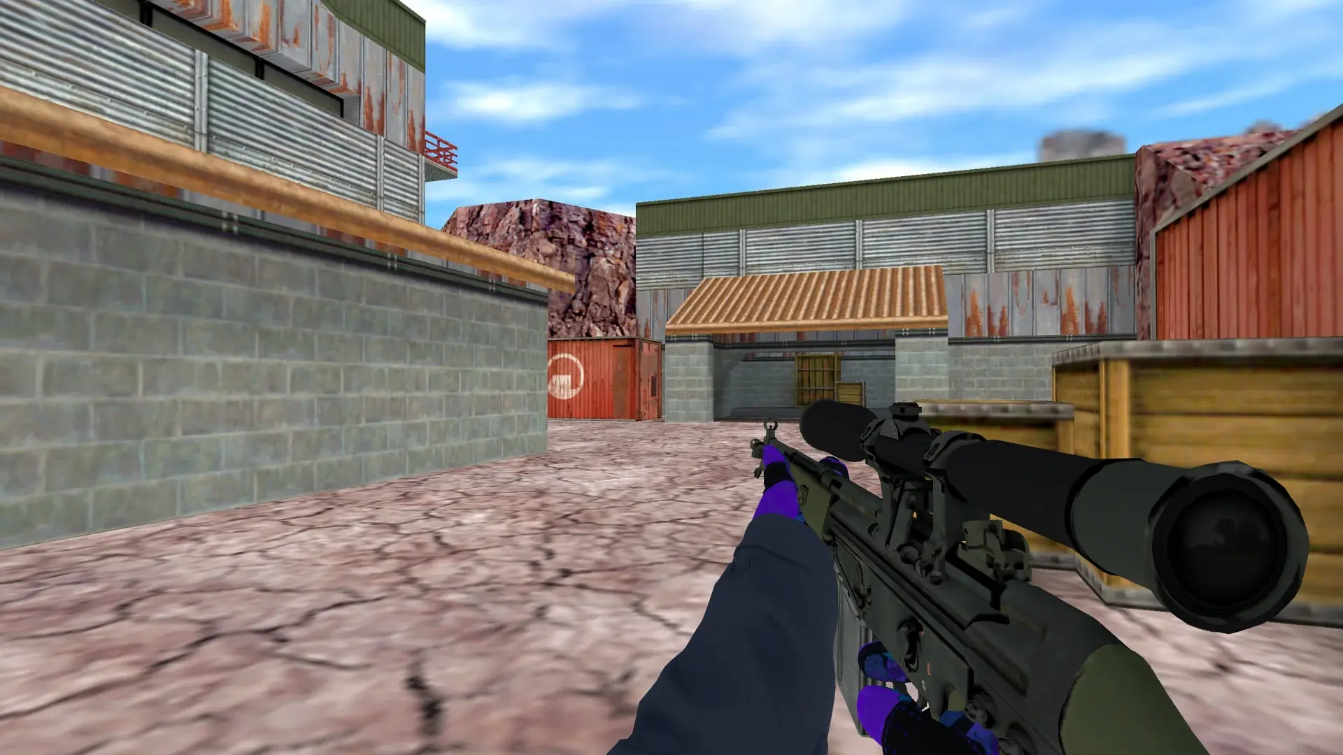 G3SG1: Pandora's Box Sport Gloves (CT) — de_nuke (first person)