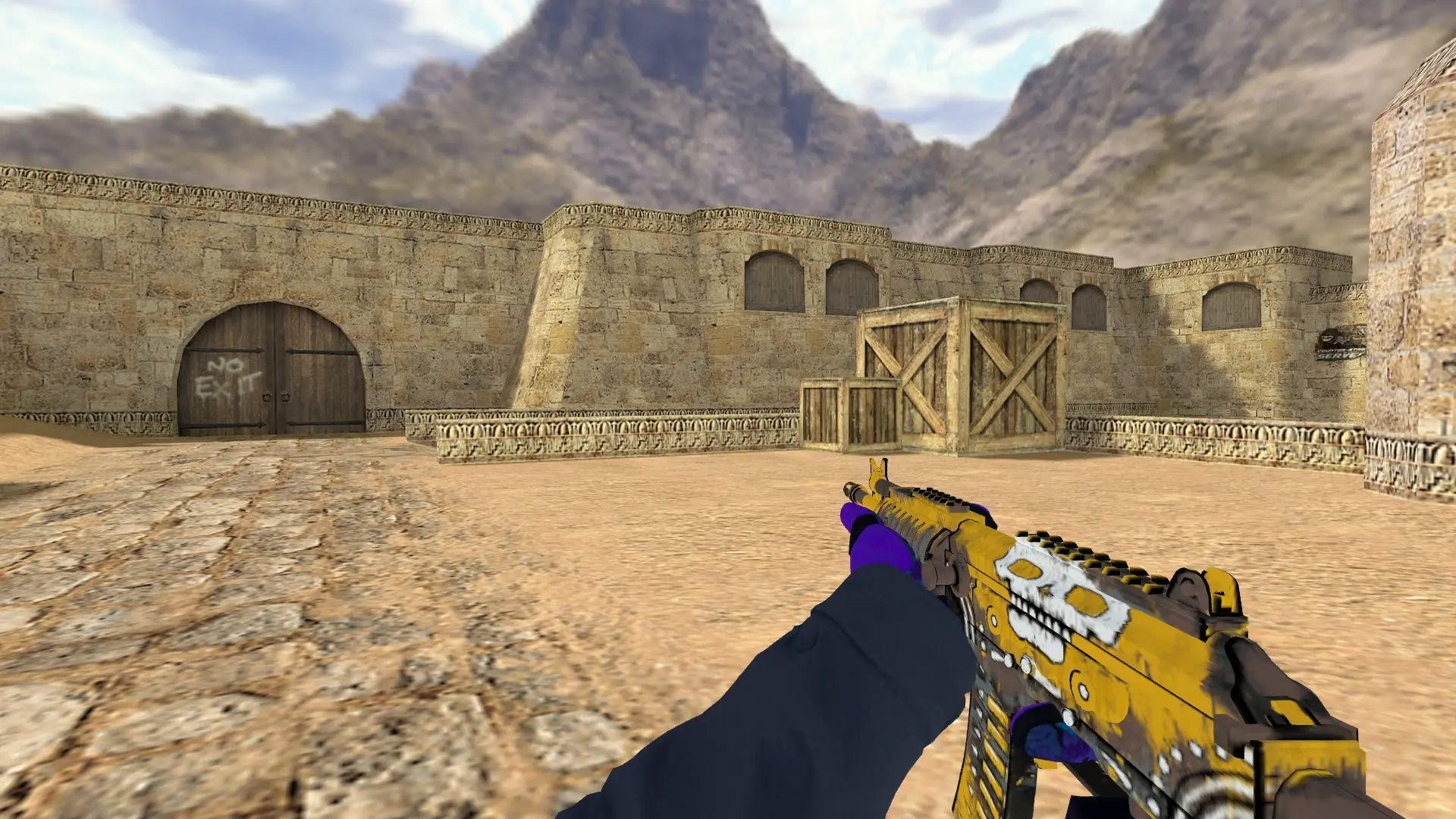 Galil AR: Pandora's Box Sport Gloves (CT) — de_dust2 (first person)