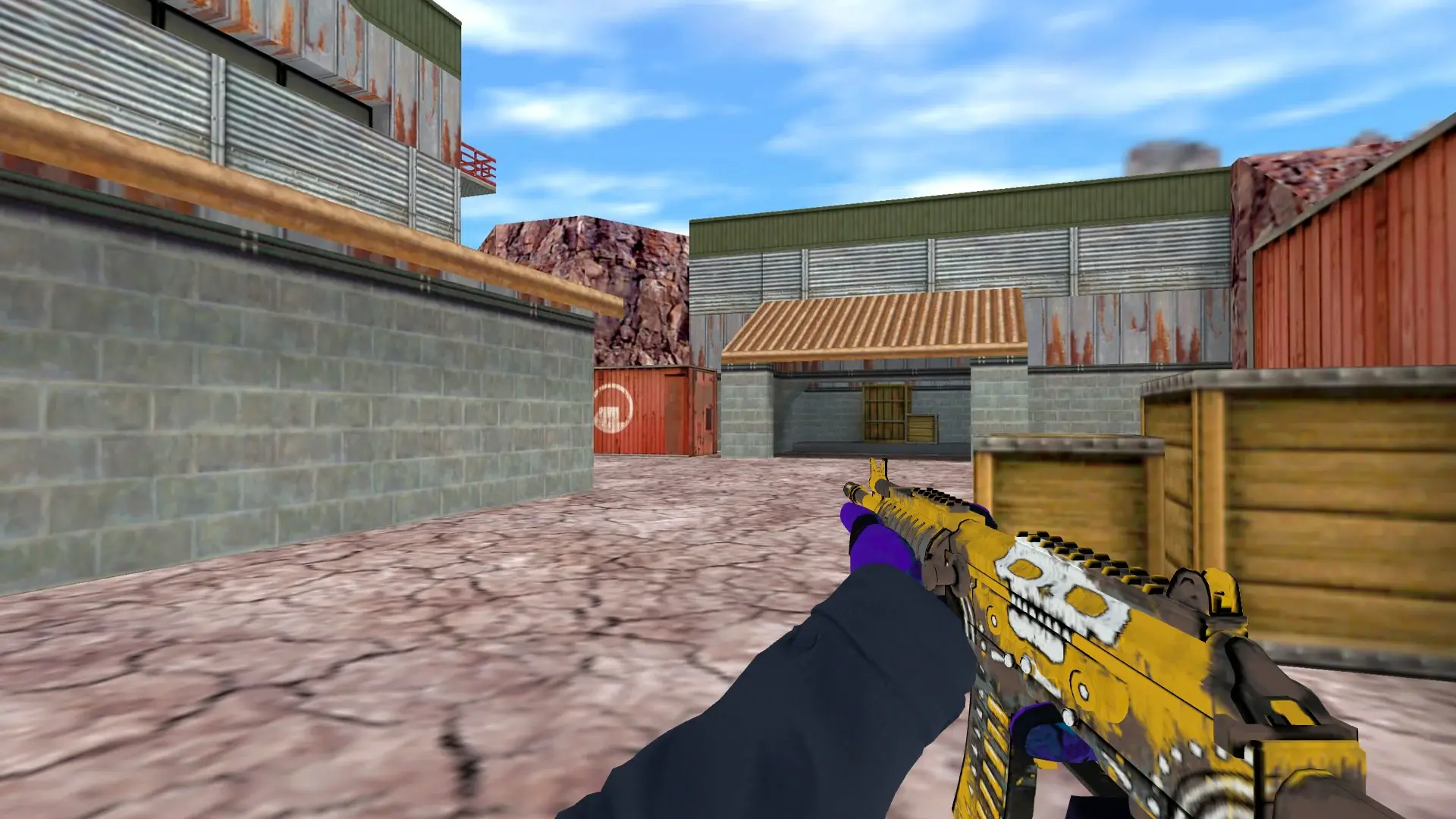 Galil AR: Pandora's Box Sport Gloves (CT) — de_nuke (first person)