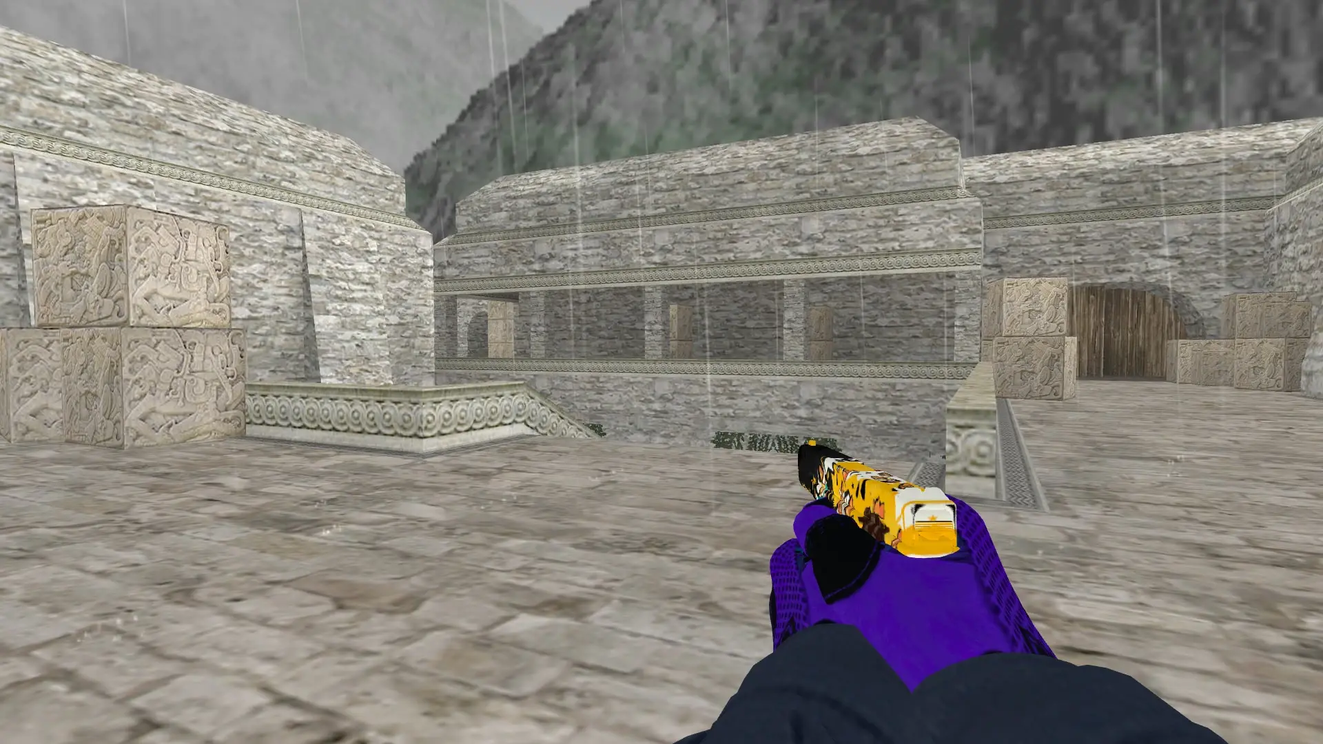 Glock-18: Pandora's Box Sport Gloves (CT) — de_aztec (first person)