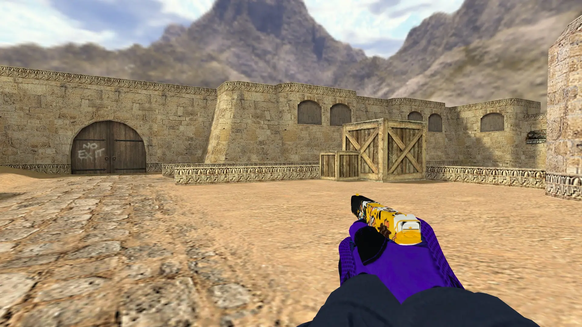 Glock-18: Pandora's Box Sport Gloves (CT) — de_dust2 (first person)