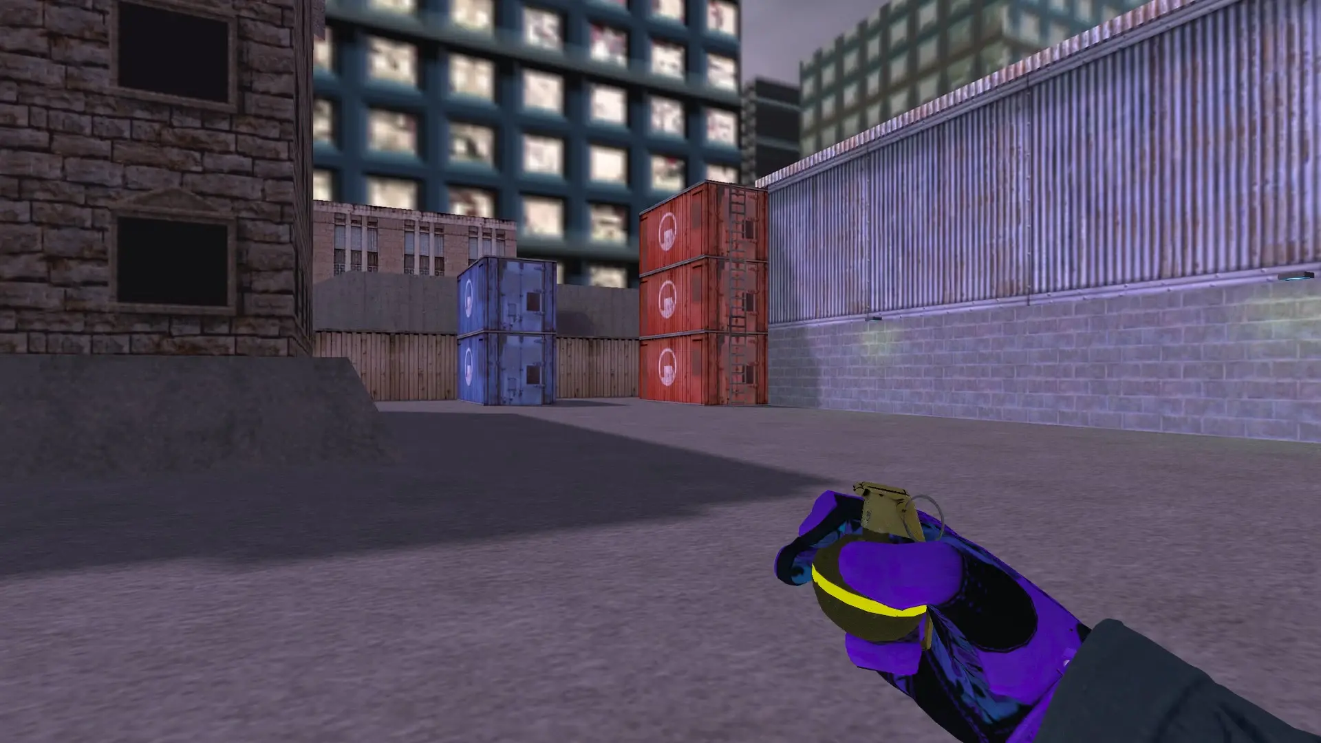 HE Grenade: Pandora's Box Sport Gloves (CT) — cs_assault (first person)