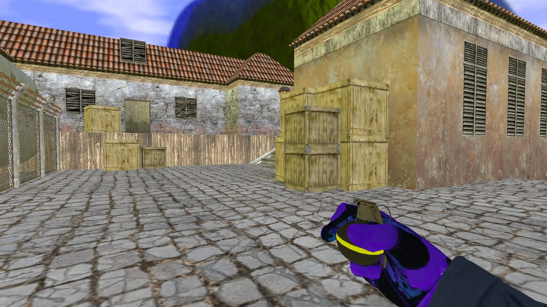 HE Grenade: Pandora's Box Sport Gloves (CT) — de_inferno (first person)