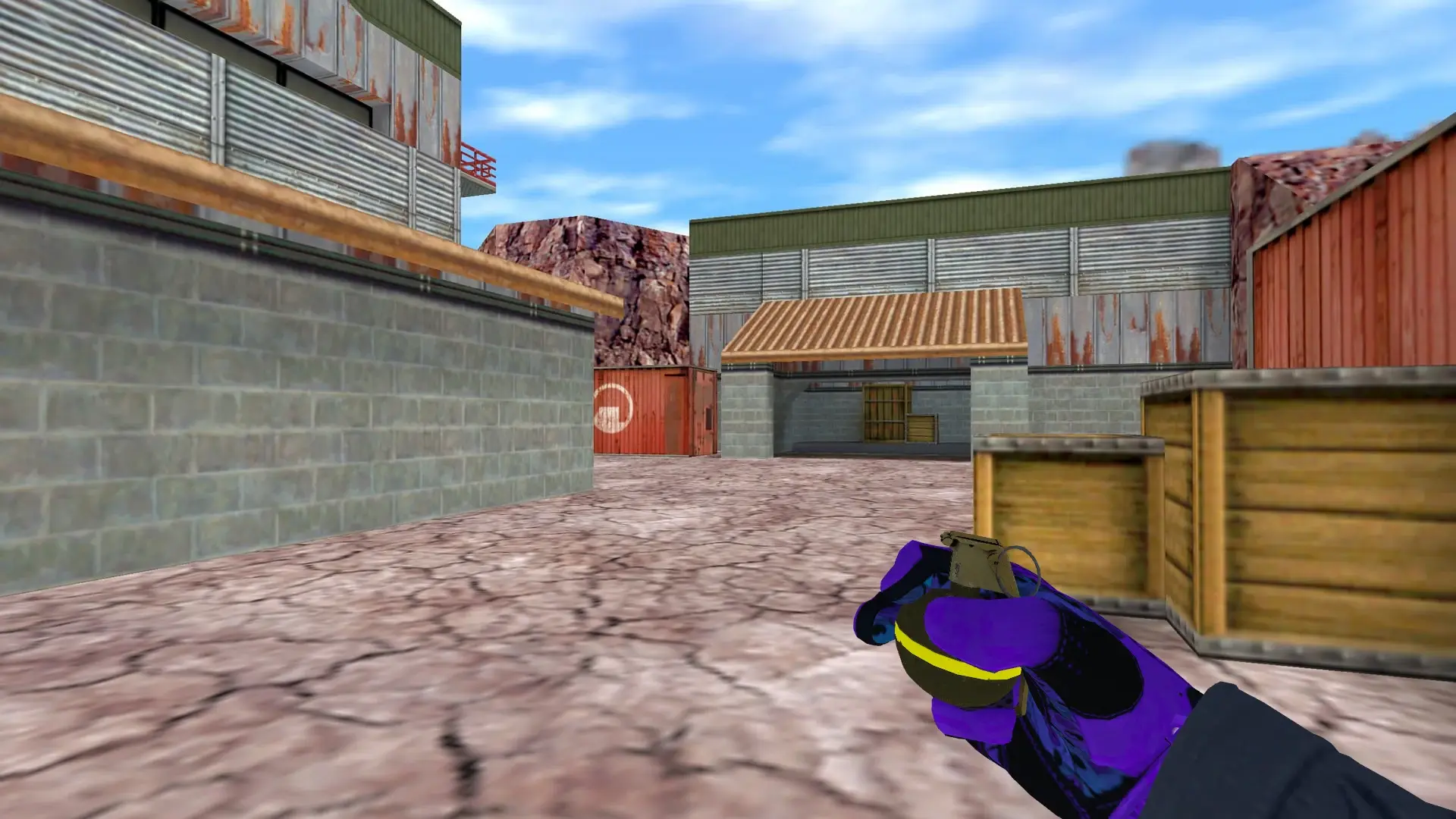 HE Grenade: Pandora's Box Sport Gloves (CT) — de_nuke (first person)