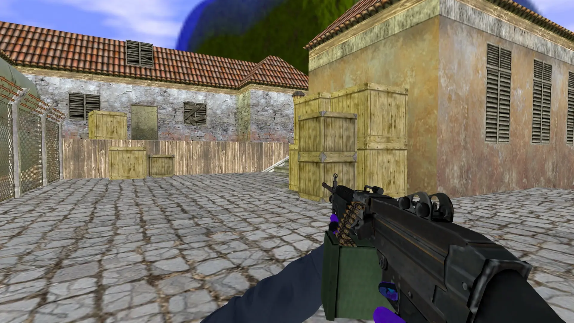 M249: Pandora's Box Sport Gloves (CT) — de_inferno (first person)