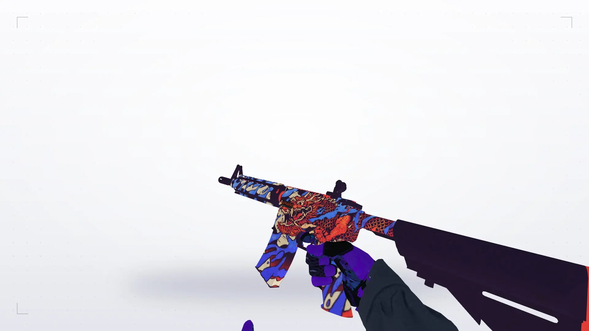 M4A1: Pandora's Box Sport Gloves (CT) — first person