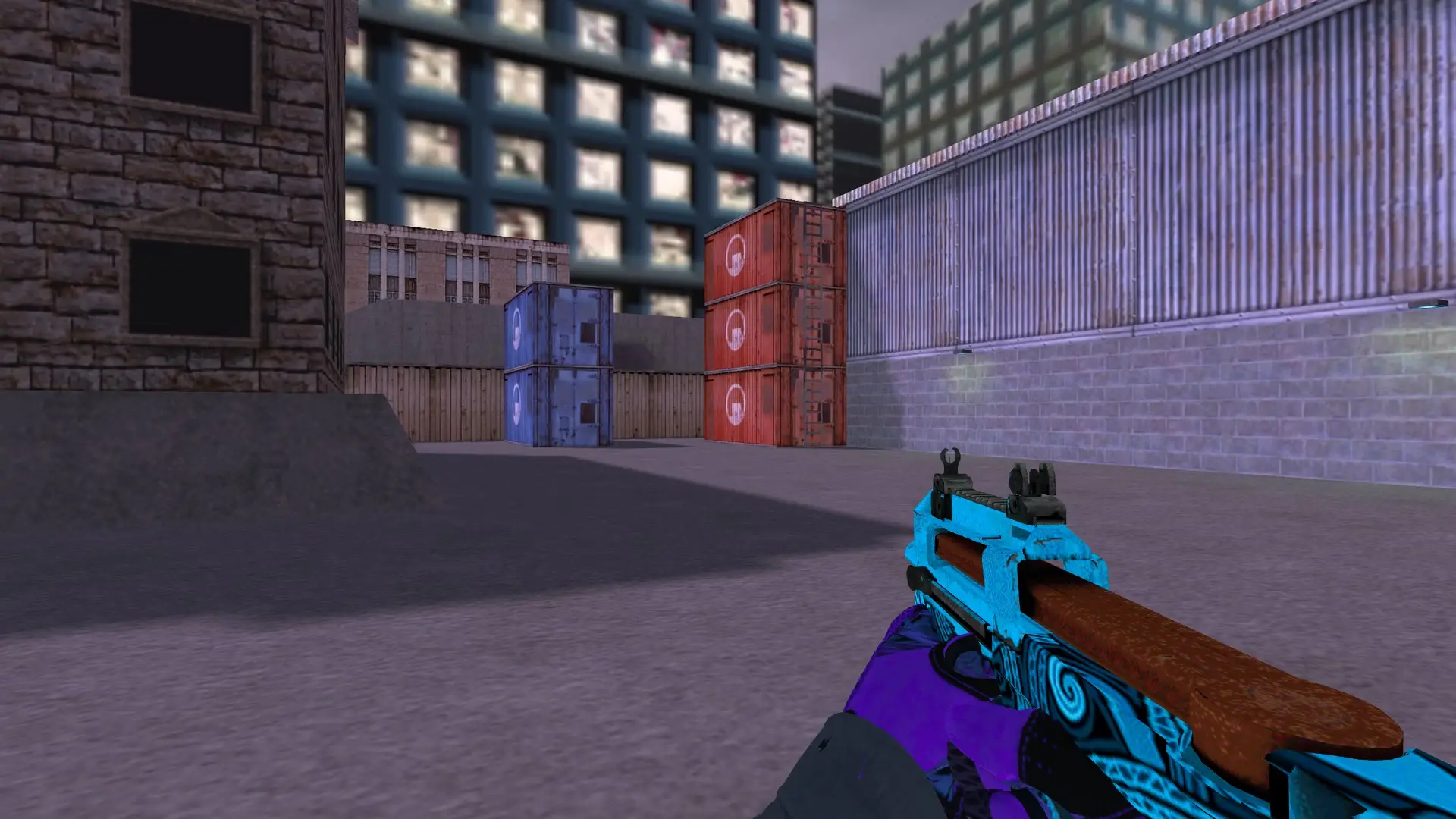 P90: Pandora's Box Sport Gloves (CT) — cs_assault (first person)