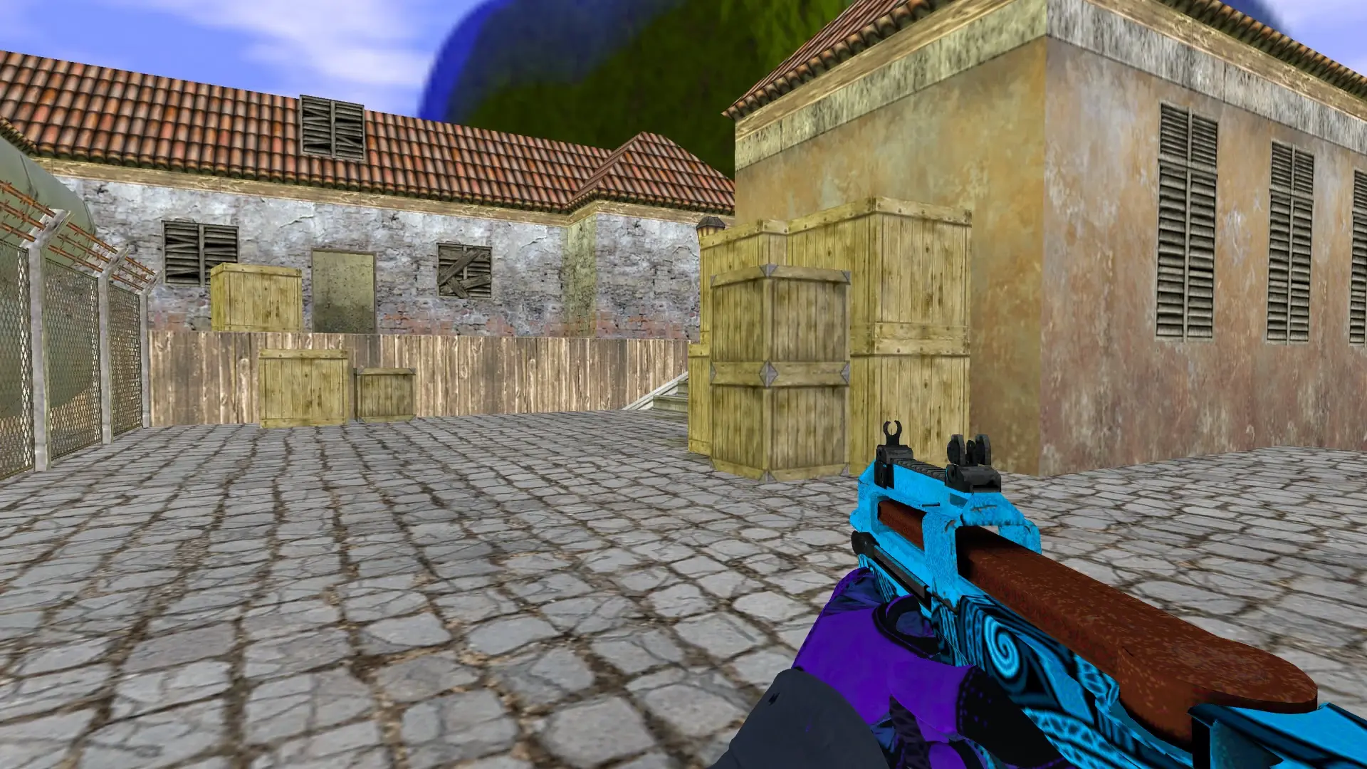 P90: Pandora's Box Sport Gloves (CT) — de_inferno (first person)