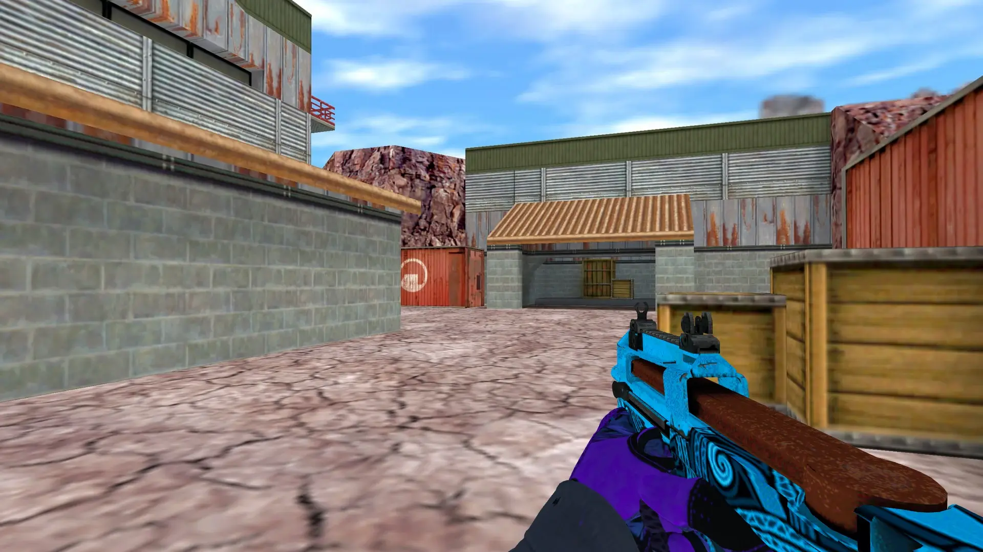 P90: Pandora's Box Sport Gloves (CT) — de_nuke (first person)