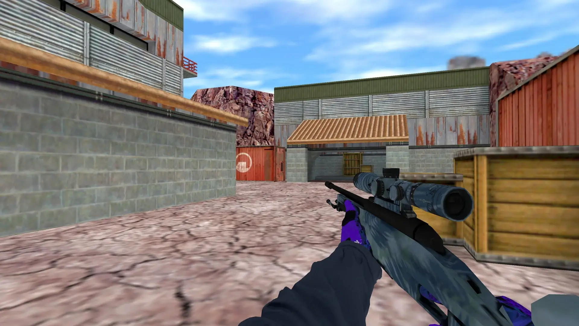 Scout: Pandora's Box Sport Gloves (CT) — de_nuke (first person)