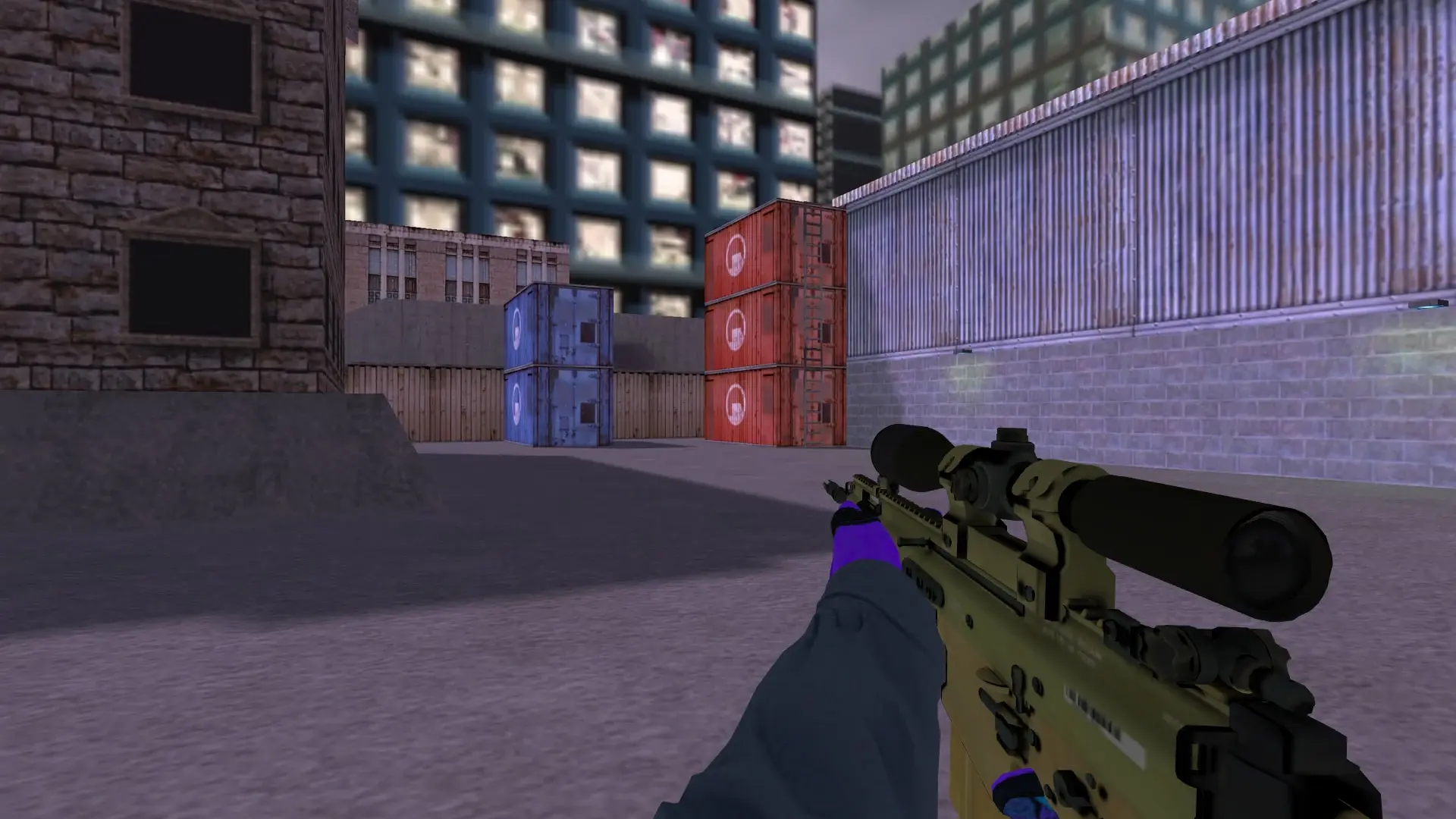 SG550: Pandora's Box Sport Gloves (CT) — cs_assault (first person)