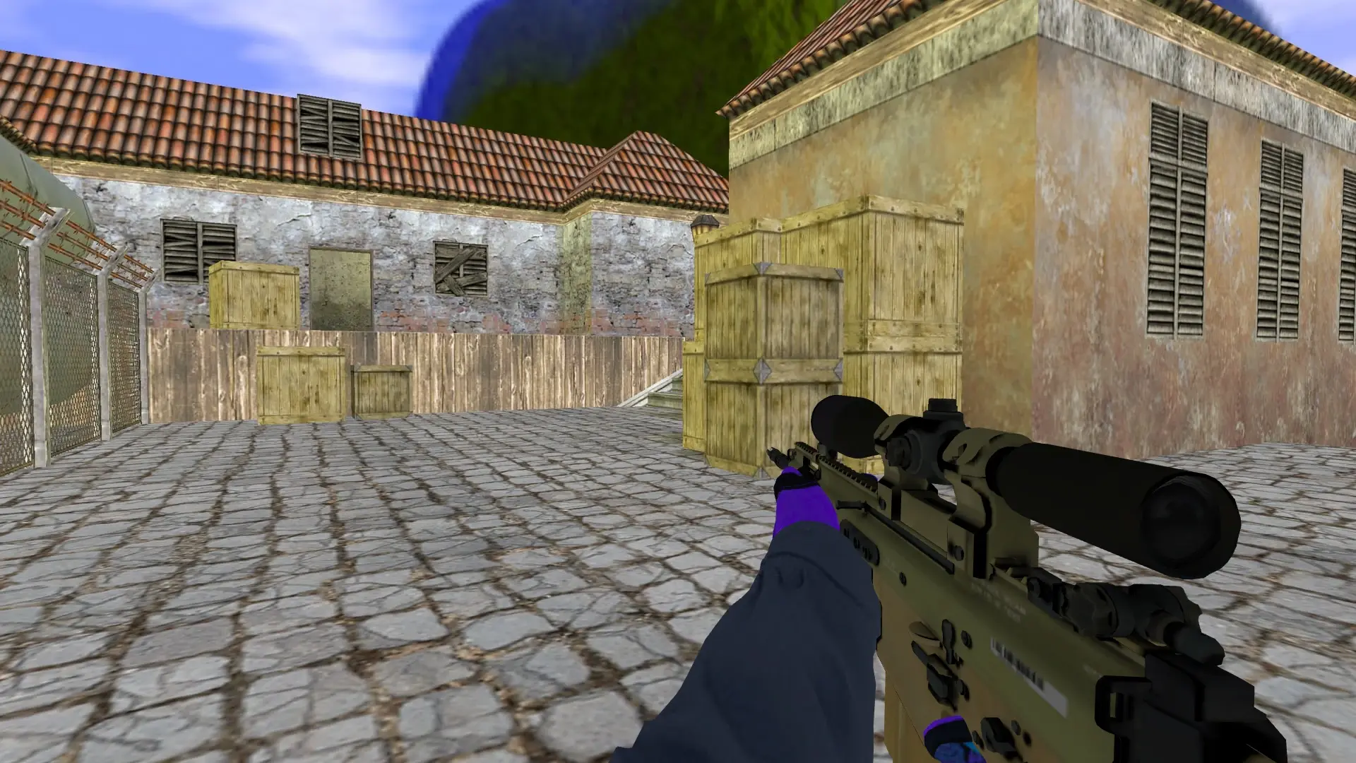 SG550: Pandora's Box Sport Gloves (CT) — de_inferno (first person)