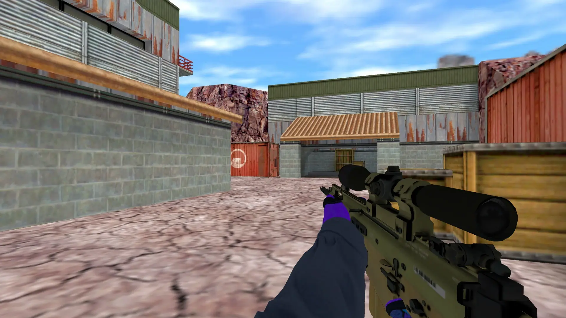SG550: Pandora's Box Sport Gloves (CT) — de_nuke (first person)