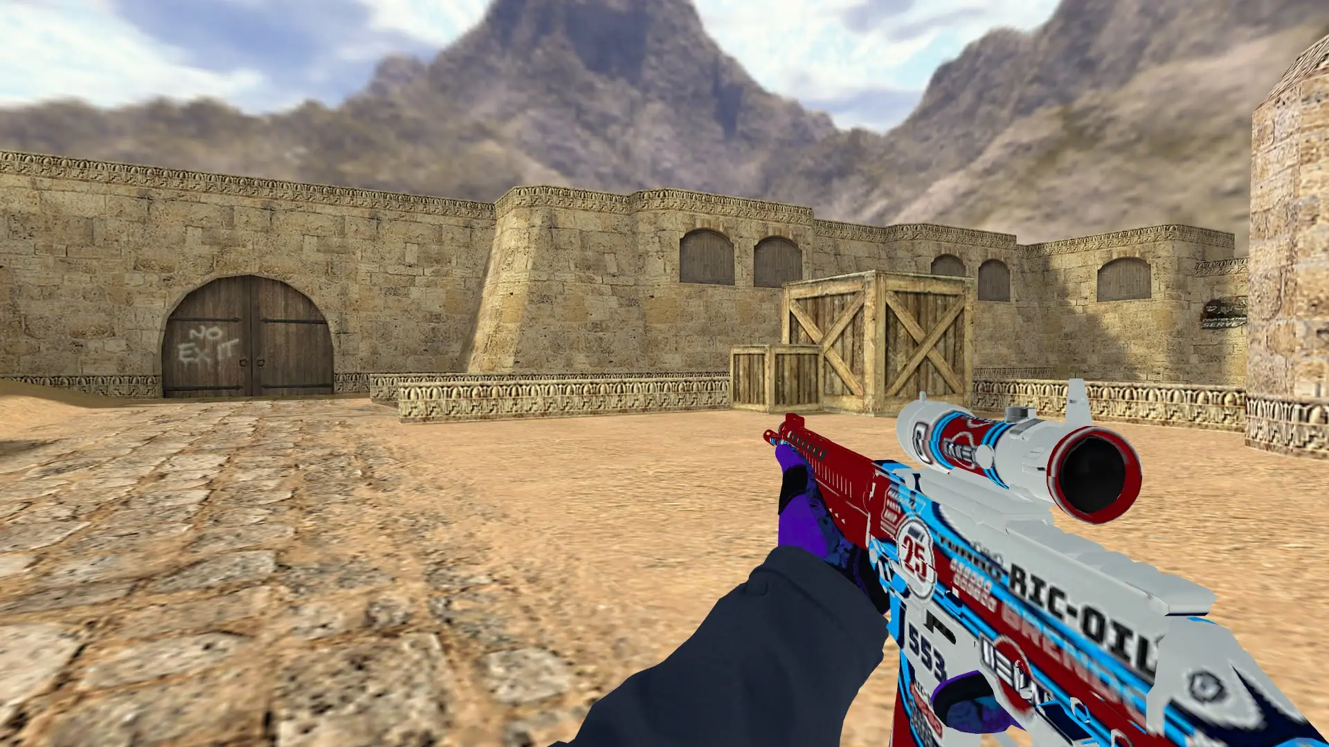 SG552: Pandora's Box Sport Gloves (CT) — de_dust2 (first person)