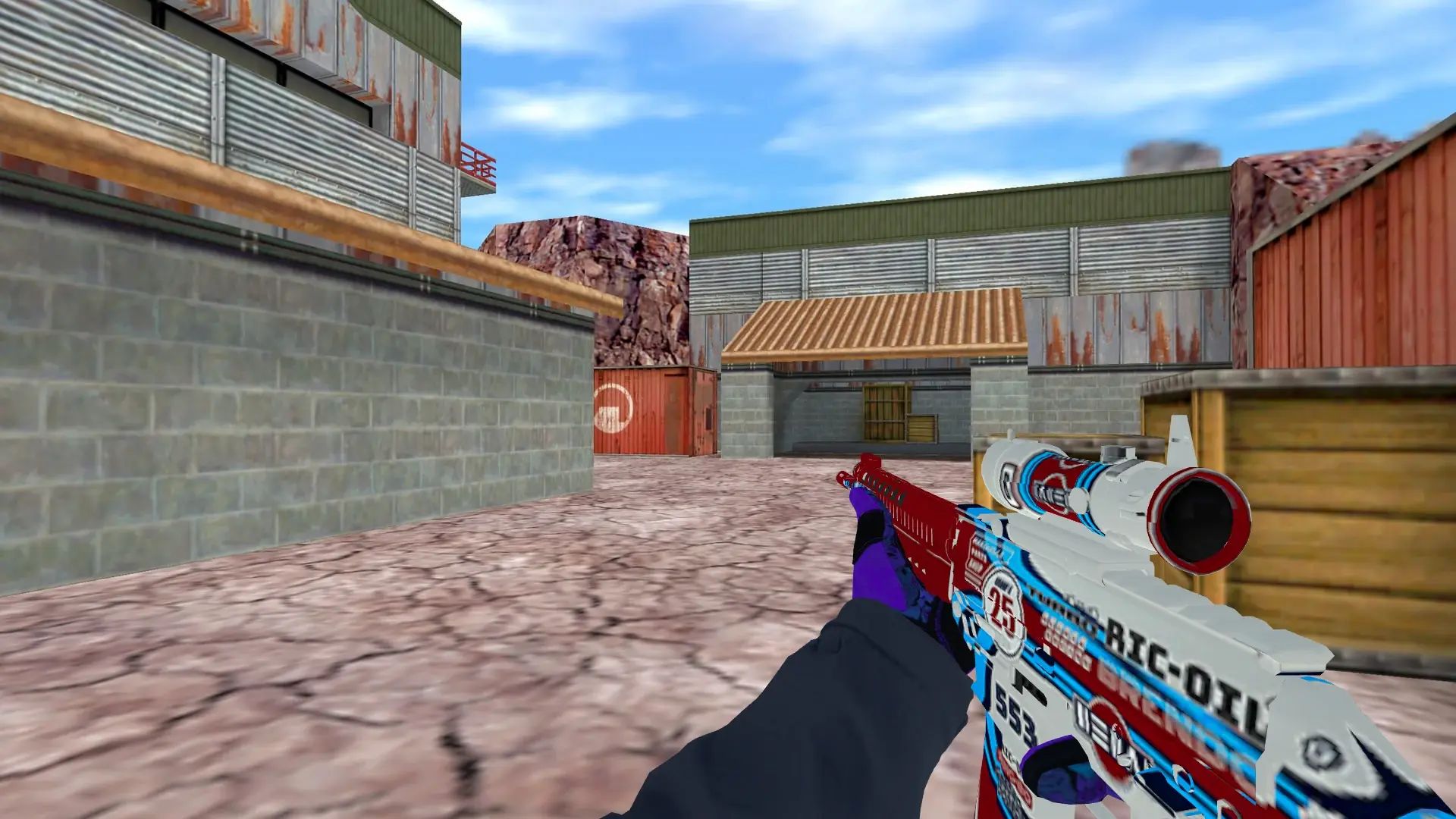 SG552: Pandora's Box Sport Gloves (CT) — de_nuke (first person)