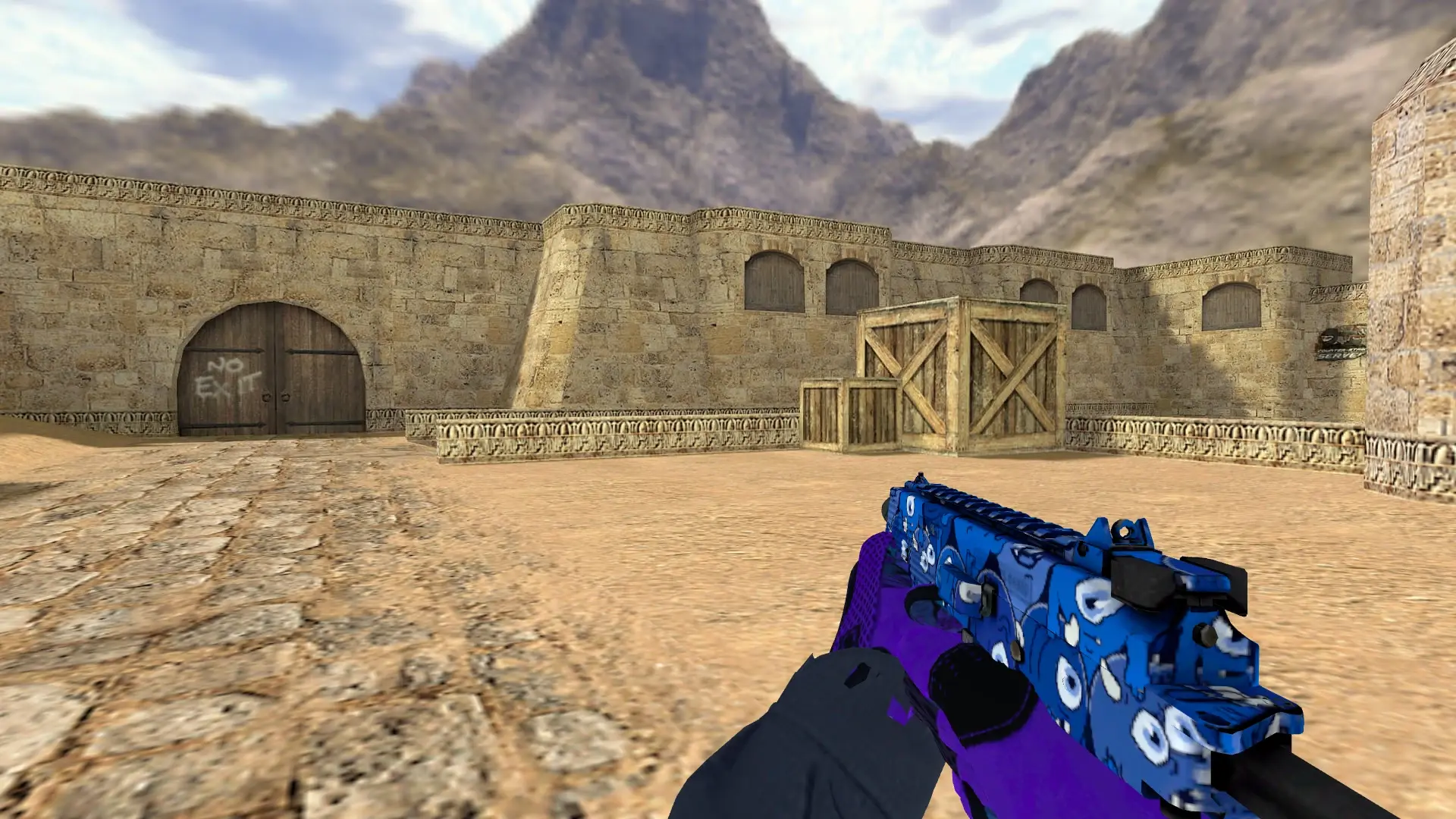 TMP: Pandora's Box Sport Gloves (CT) — de_dust2 (first person)