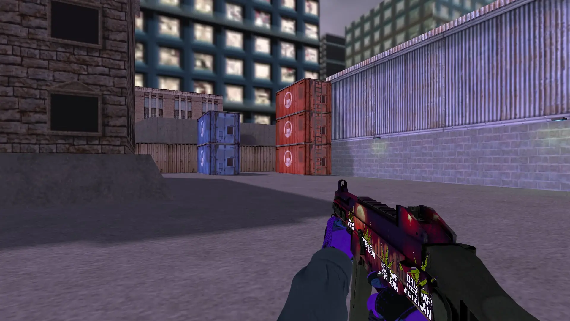 UMP-45: Pandora's Box Sport Gloves (CT) — cs_assault (first person)
