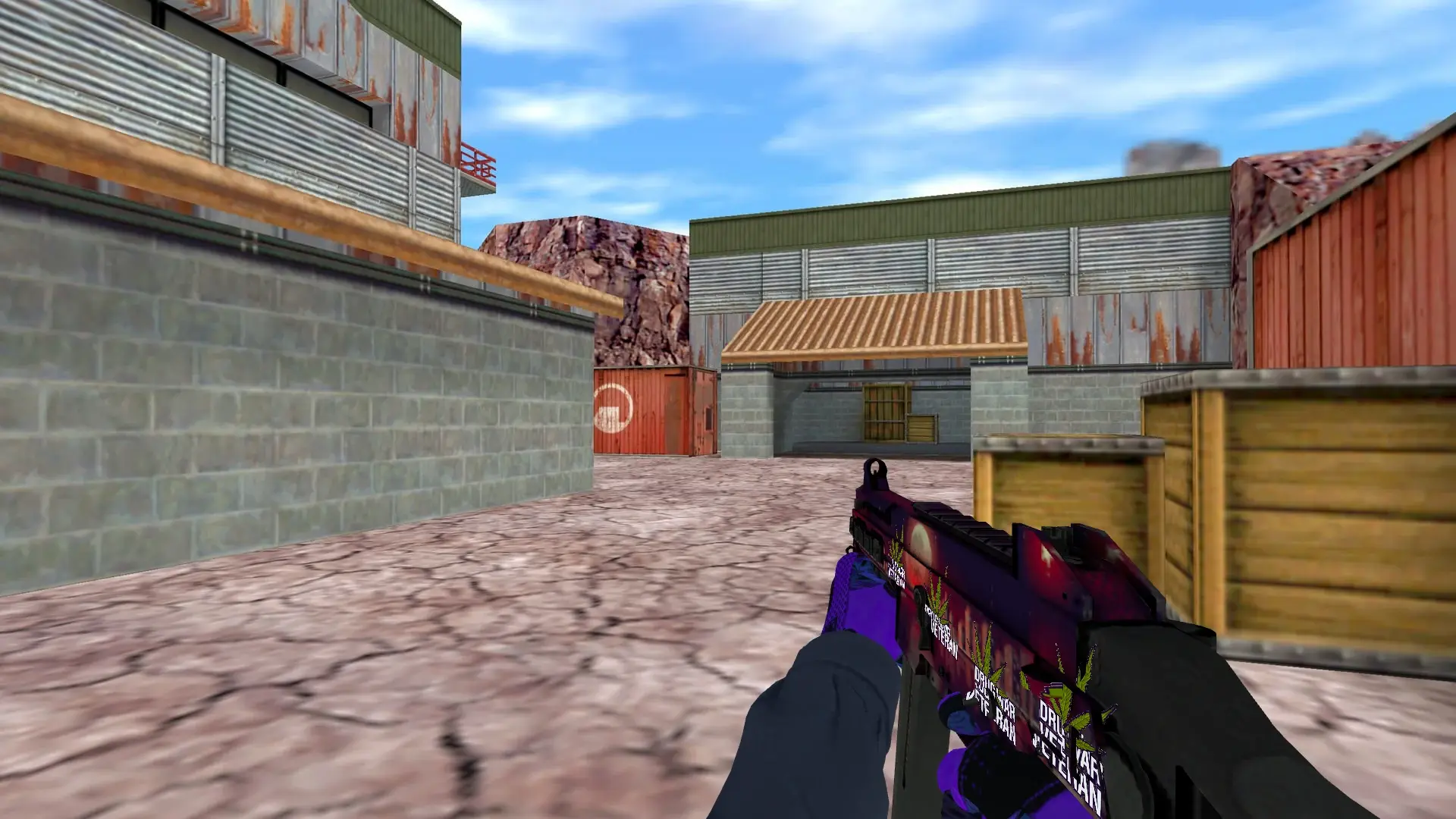 UMP-45: Pandora's Box Sport Gloves (CT) — de_nuke (first person)