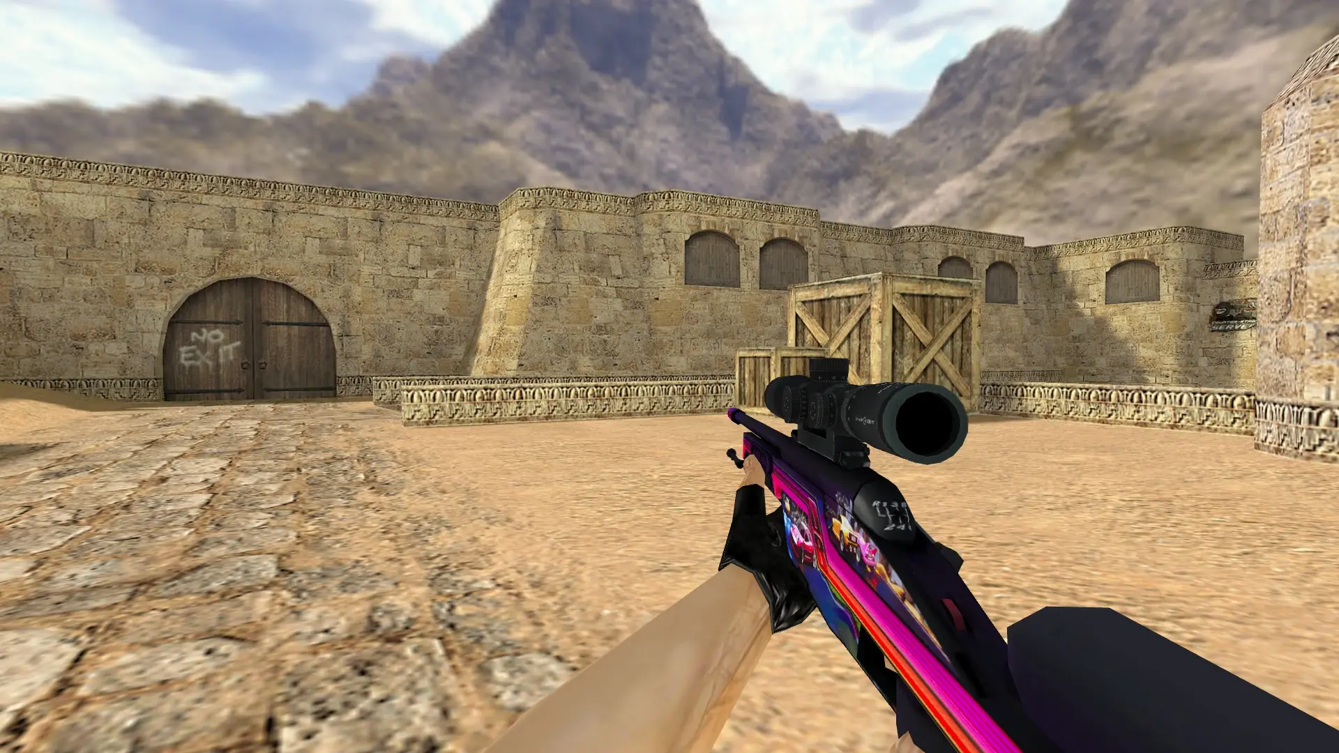 Scout — Riptide Weapon Skins Pack — de_dust2 (first person)