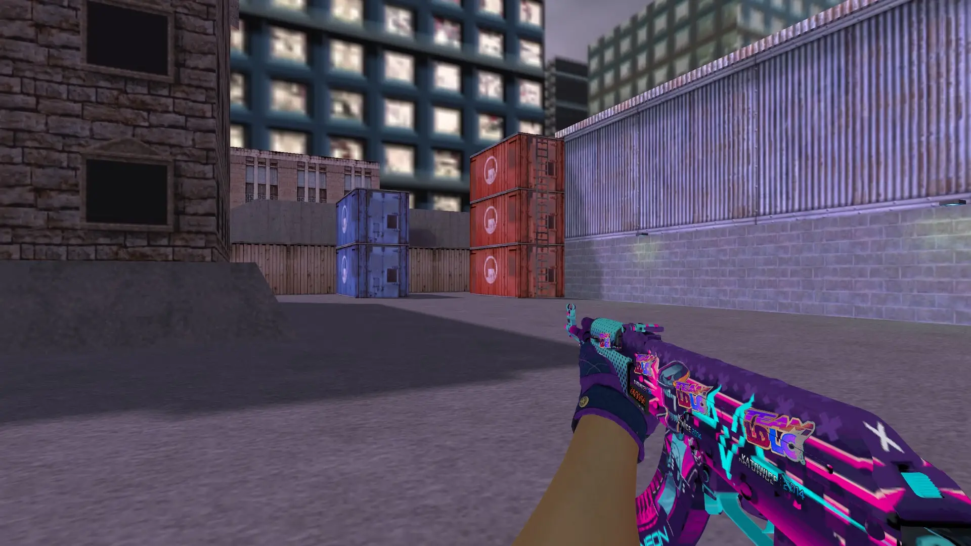 AK-47: Imperial Plaid Driver Gloves — cs_assault (first person)