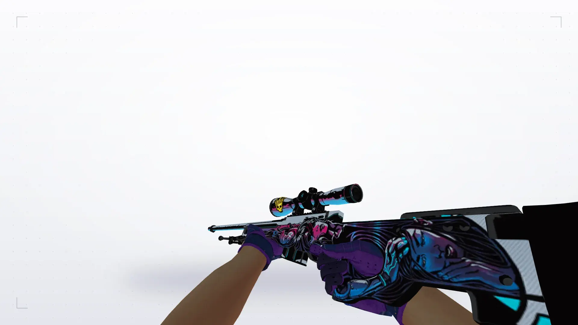 AWP: Imperial Plaid Driver Gloves — first person