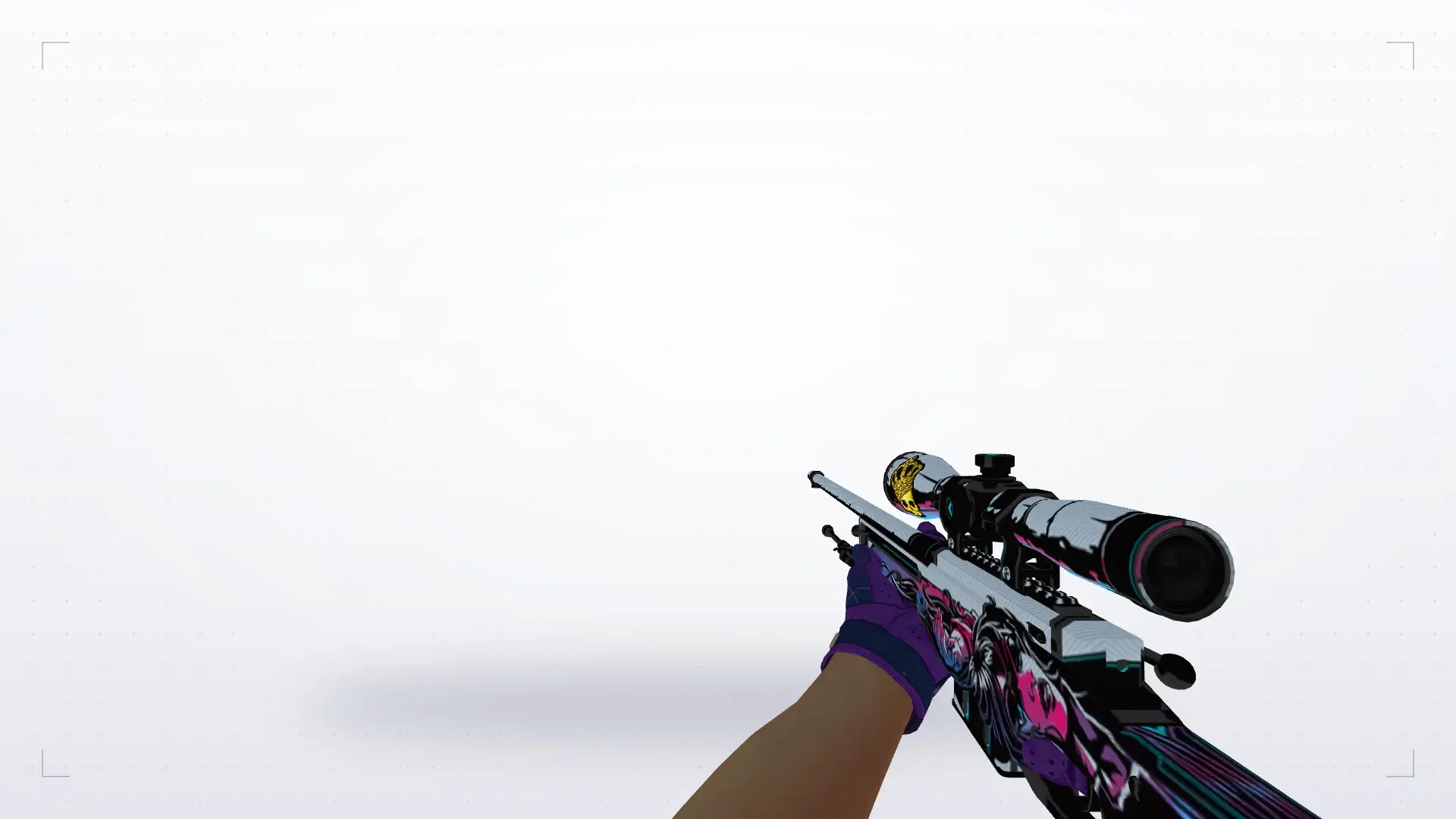 AWP: Imperial Plaid Driver Gloves — first person