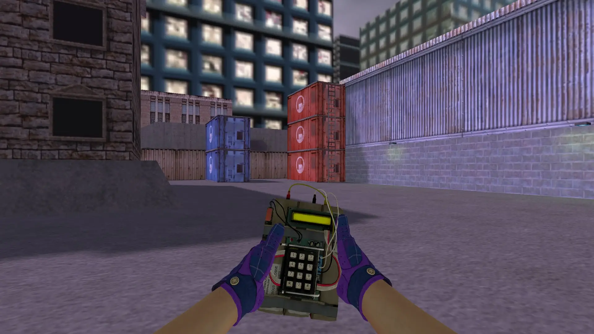 C4: Imperial Plaid Driver Gloves — cs_assault (first person)